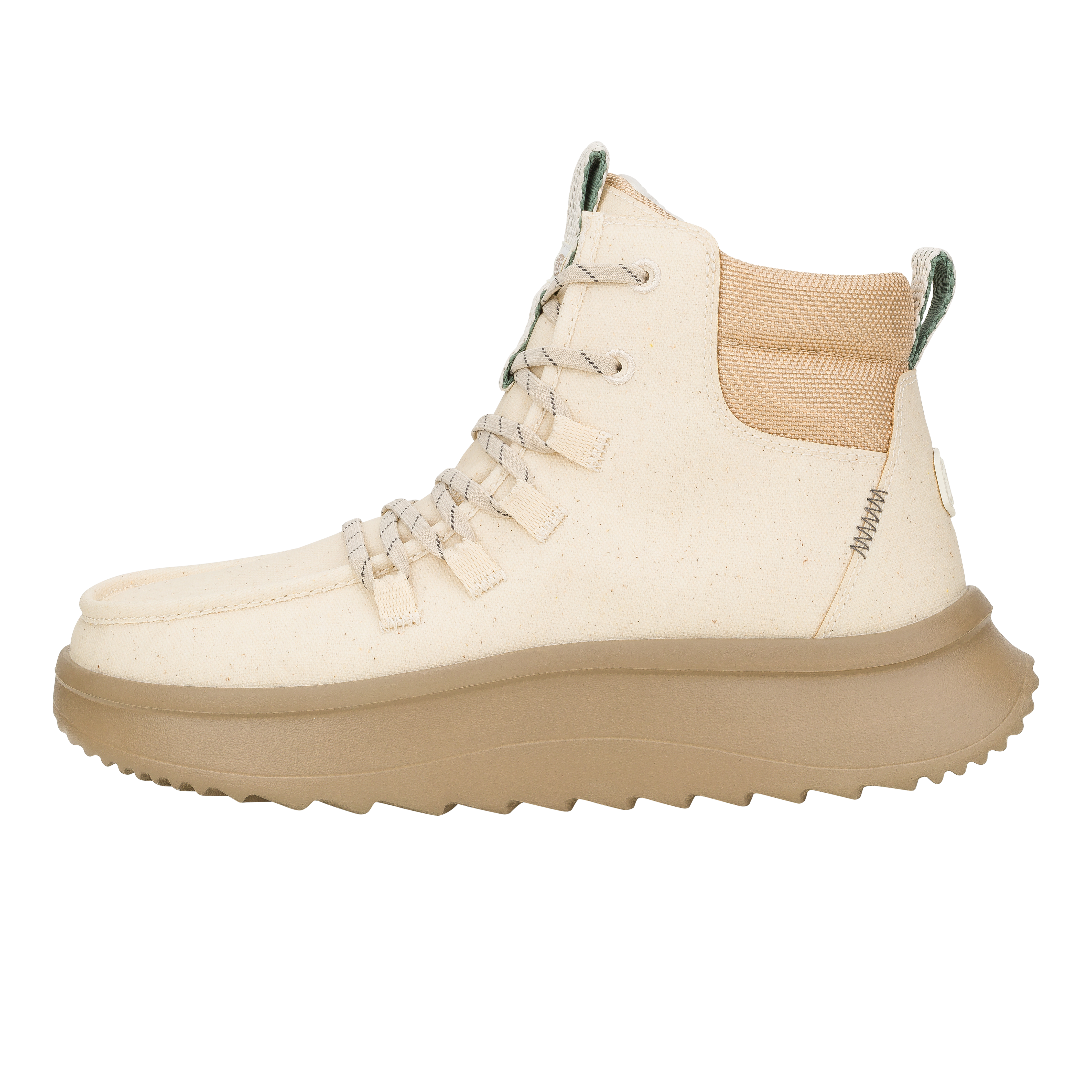 HEYDUDE shoes Wendy Peak Apres Coated Twill - Ivory