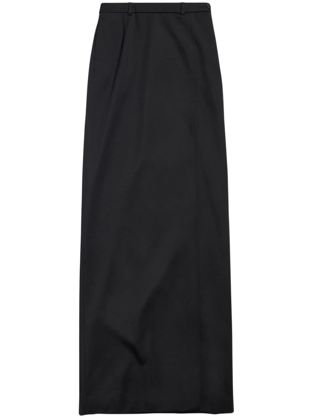 Balenciaga slit tailored maxi skirt – 100% virgin wool