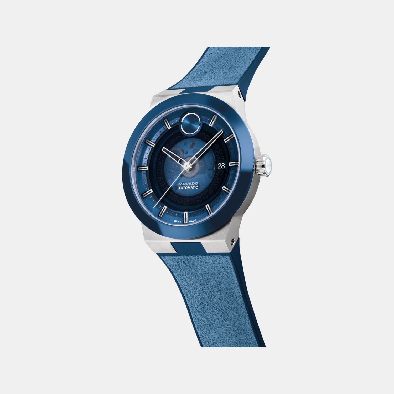 Movado Bold Men Automatic Transparent Dial Analog Rubber Watch 3601276 - view 2