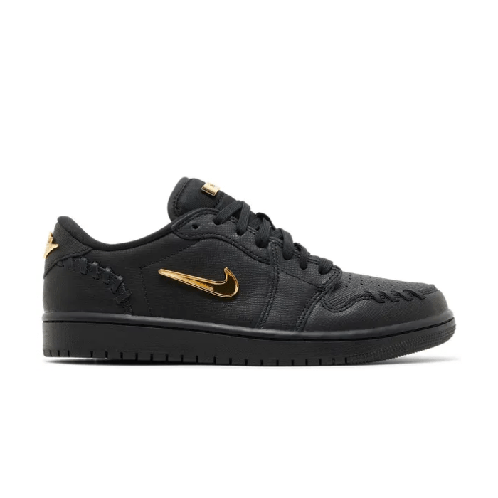 HYPE ELIXIR Jordan 1 Low Method of Make Black Metallic Gold (Women's)