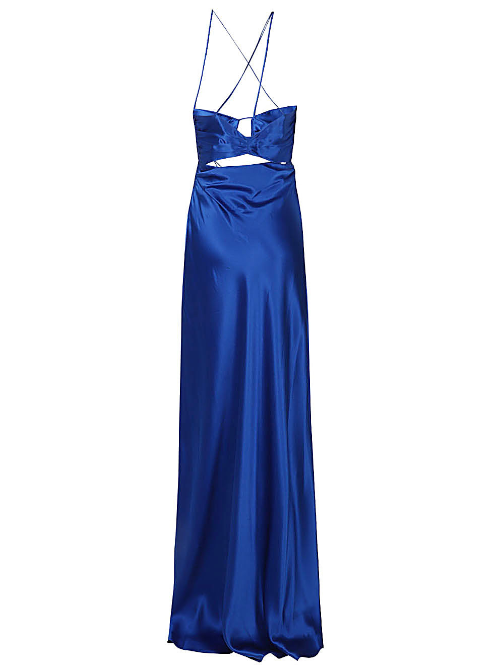 The Sei Asymmetric silk long dress - view 2