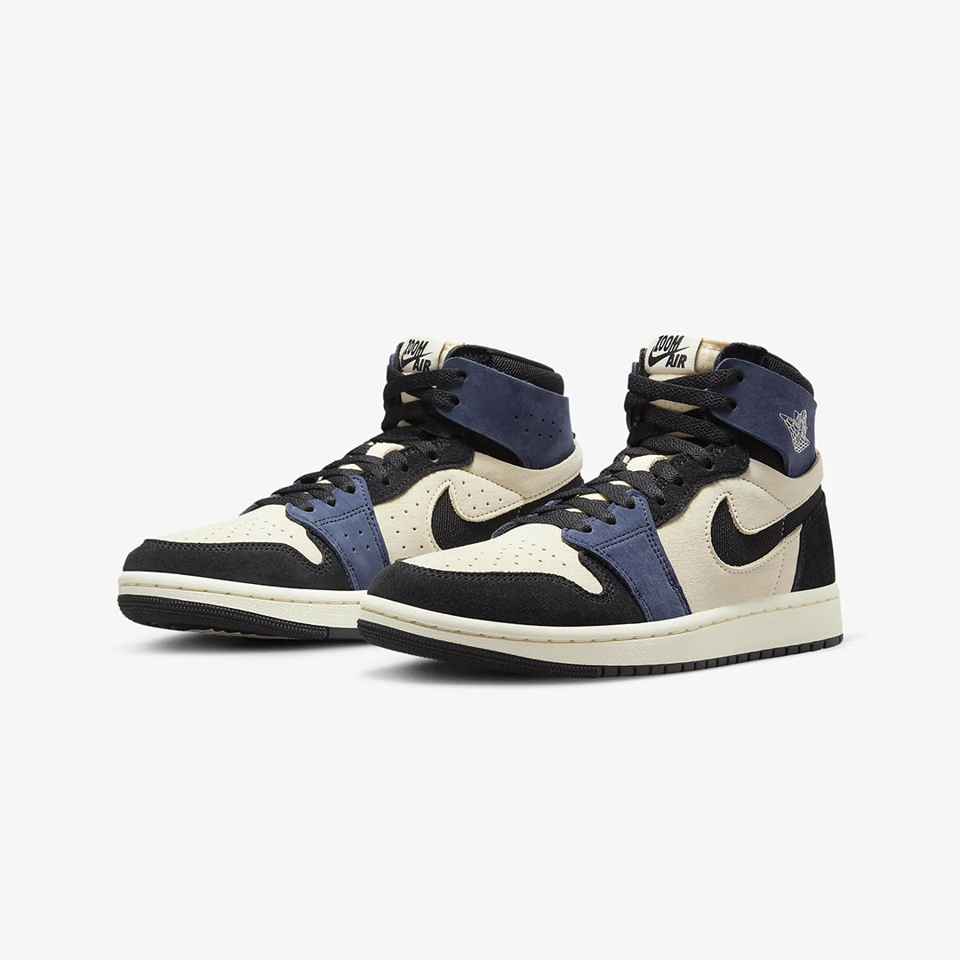 Jordan | AIR JORDAN 1 ZOOM CMFT 2 { MUSLIN/BLACKENED BLUE/COCONUT