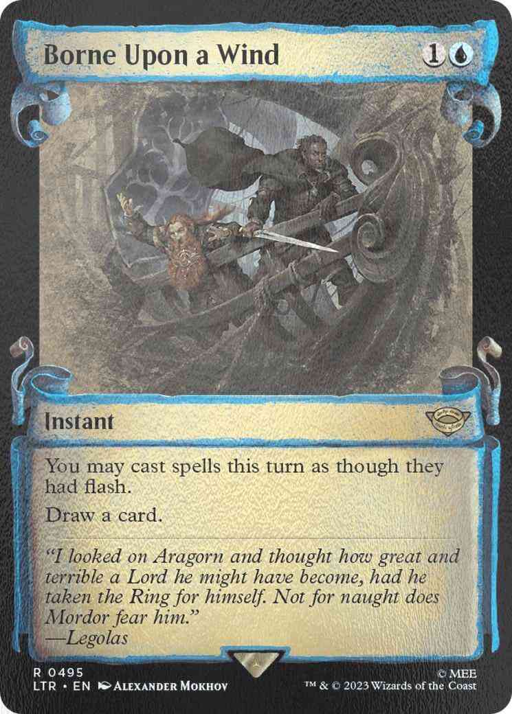 Magic Borne Upon a Wind [495] [Scrolls Showcase] [The Lord of the Rings: Tales of Middle-earth] [Silver Foil]