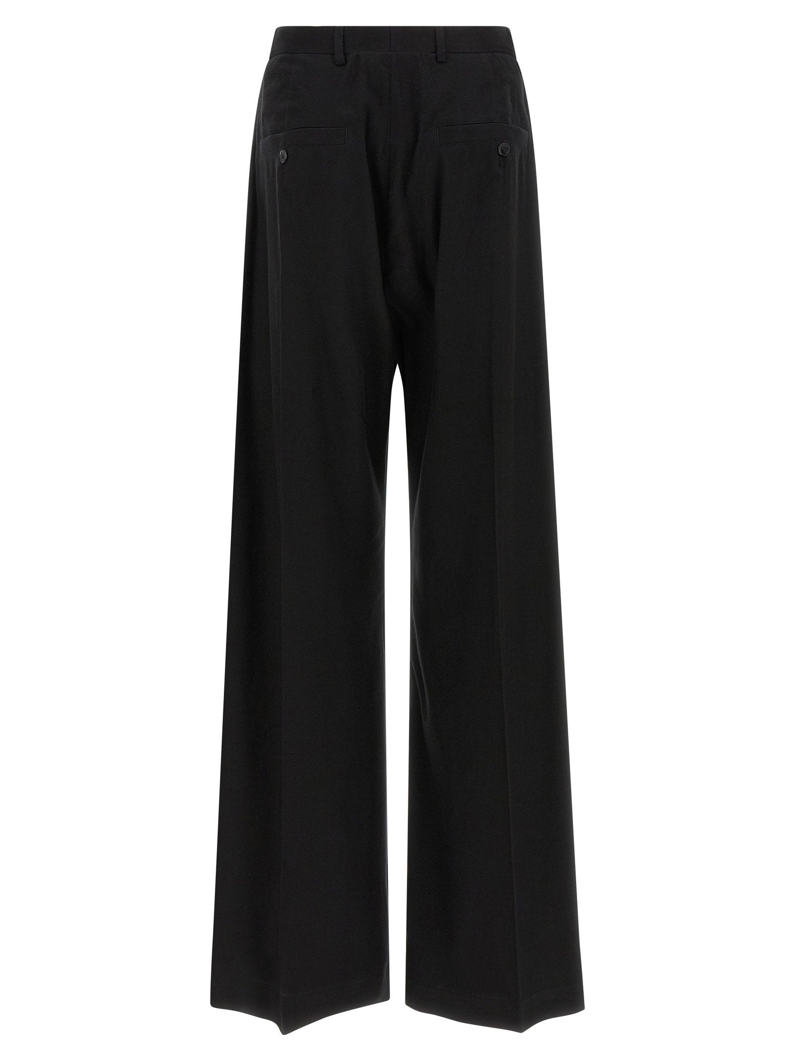 Rick Owens Tailored Wide Belas Pants – 81% cotton 19% wool - view 2