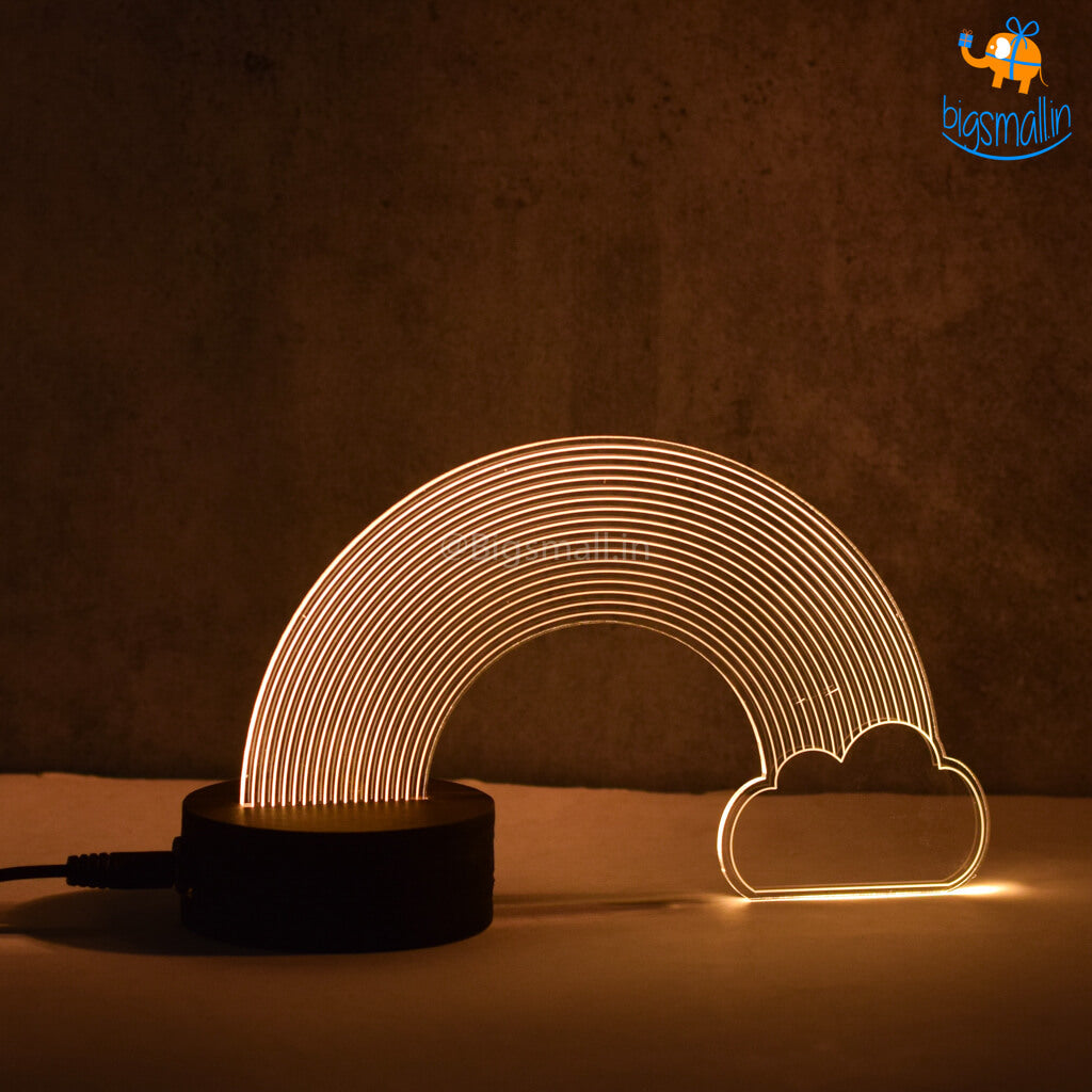 Rainbow cloud hologram – India Vibes 3D Rainbow & Cloud Hologram Lamp