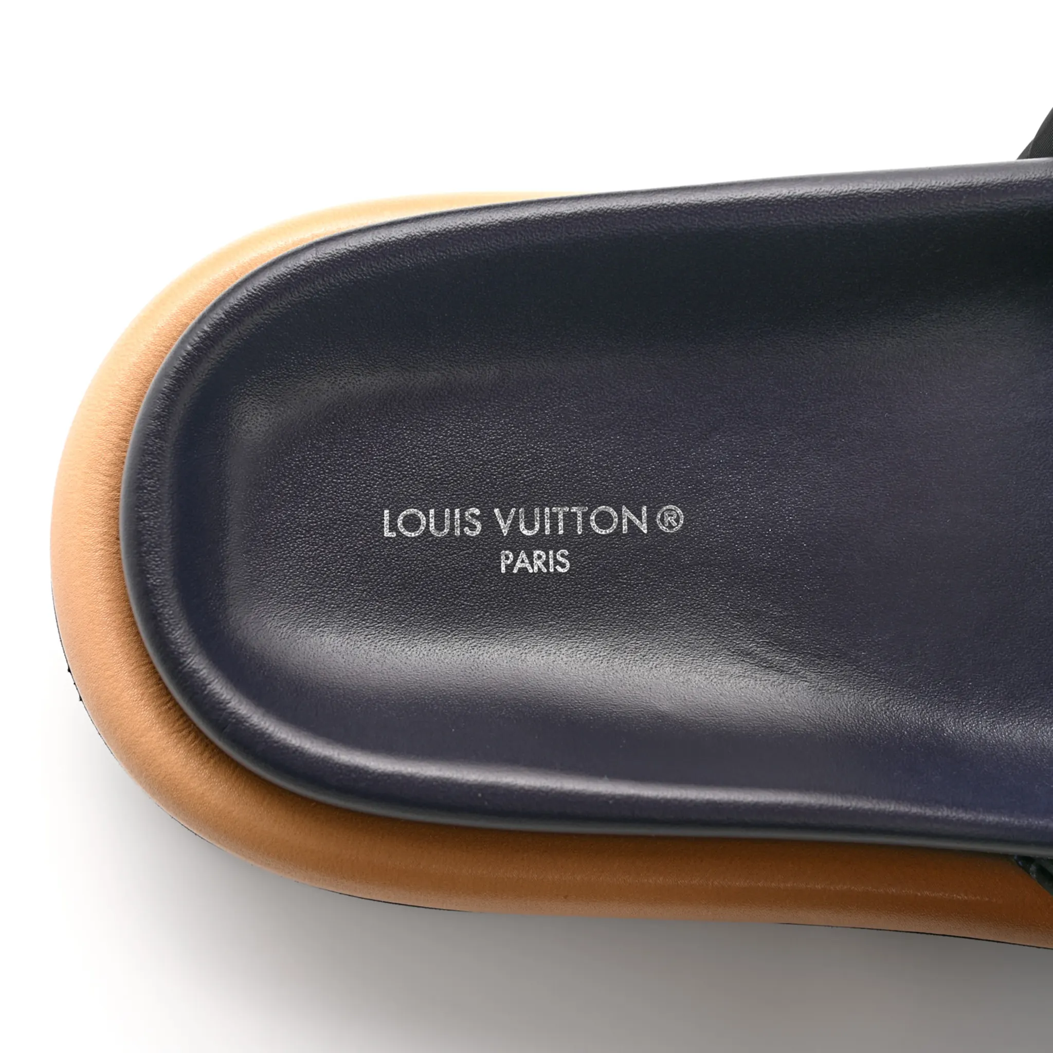 Louis Vuitton Pool Pillow Monogram Navy Slides - view 4