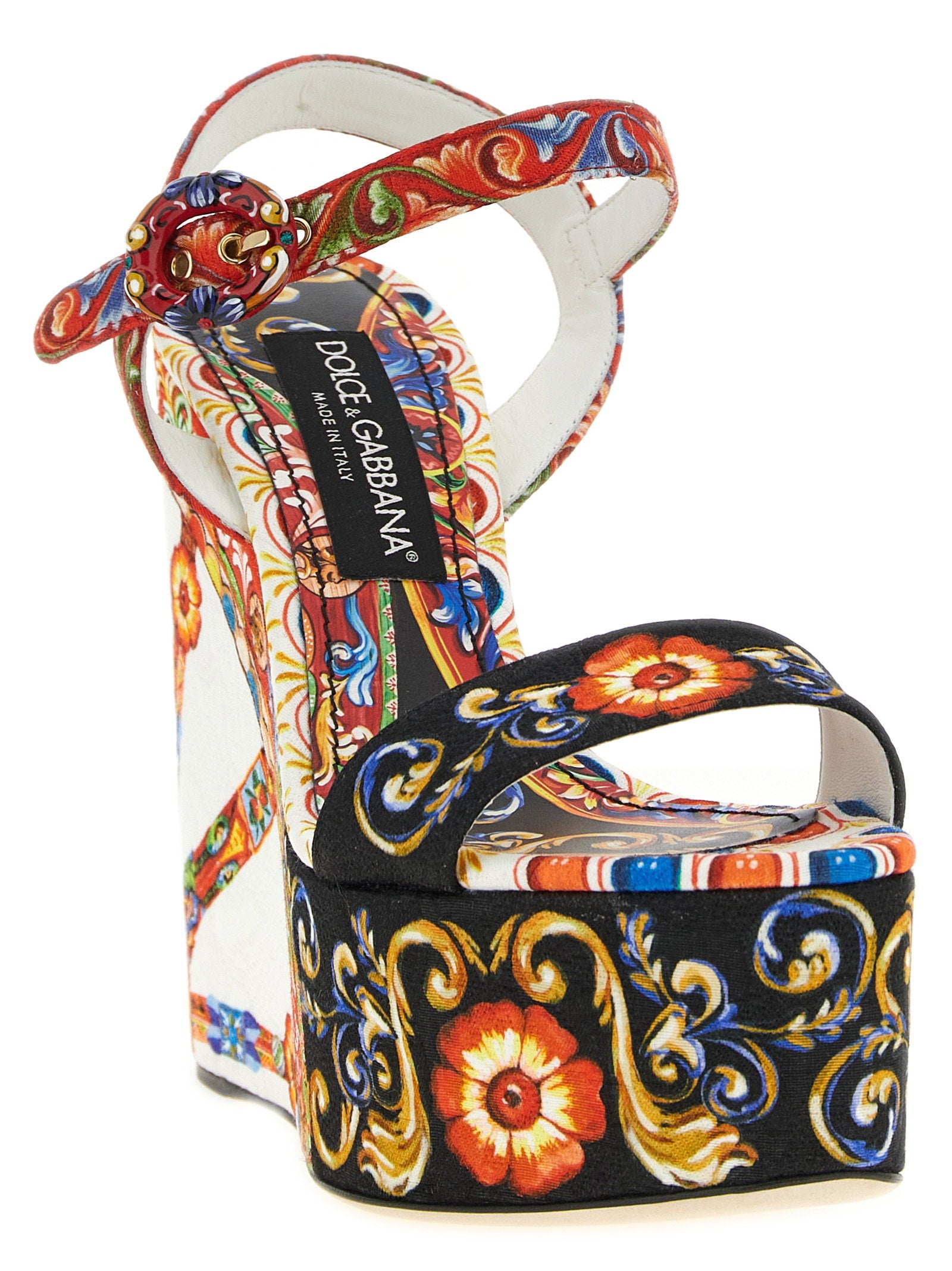 Dolce & Gabbana Keira Sandals – 64% viscose, 36% cotton - view 2