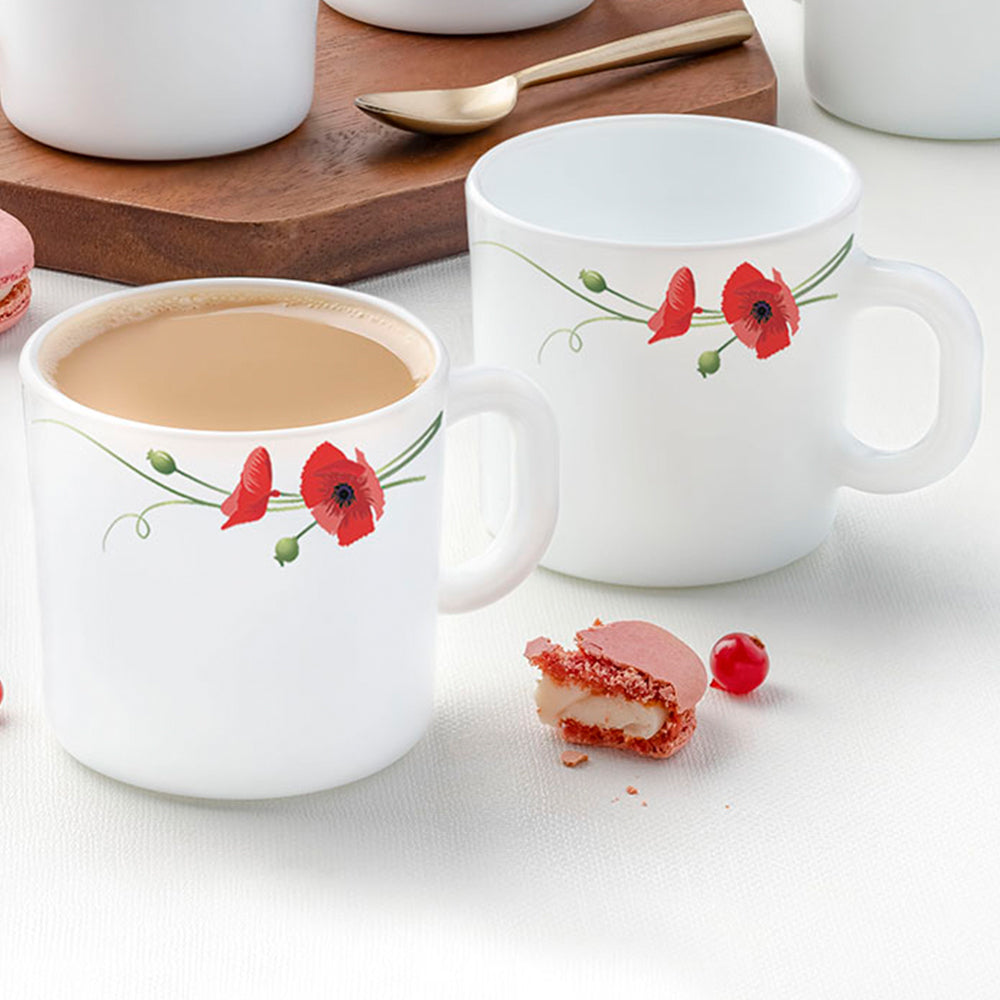 My Borosil Larah by Borosil Red Carnation High Tea Set - view 2