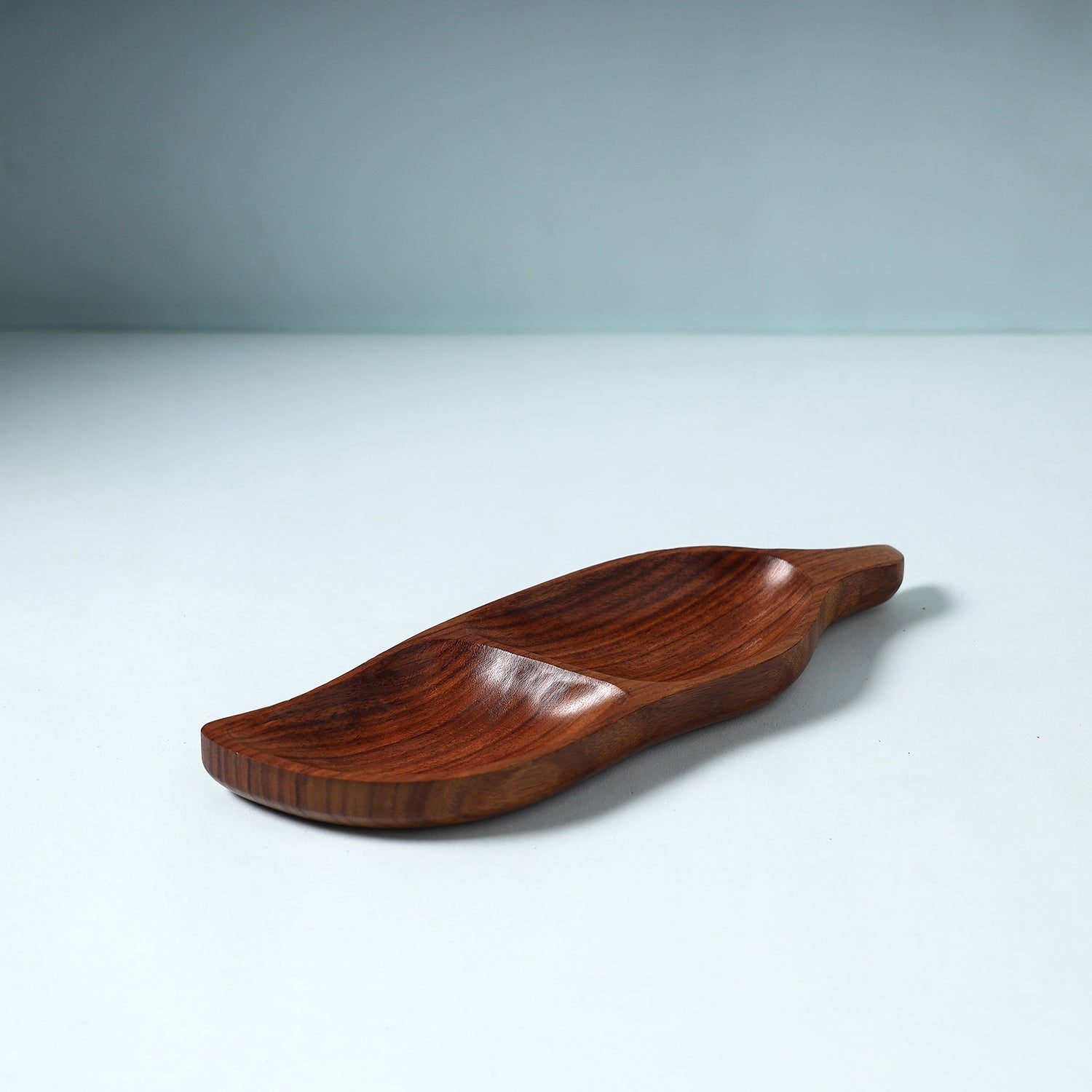 HAVELI CHRONICLES Brown - Handcrafted Sheesham Wooden Dry Fruit Tray (11 x 3 in)