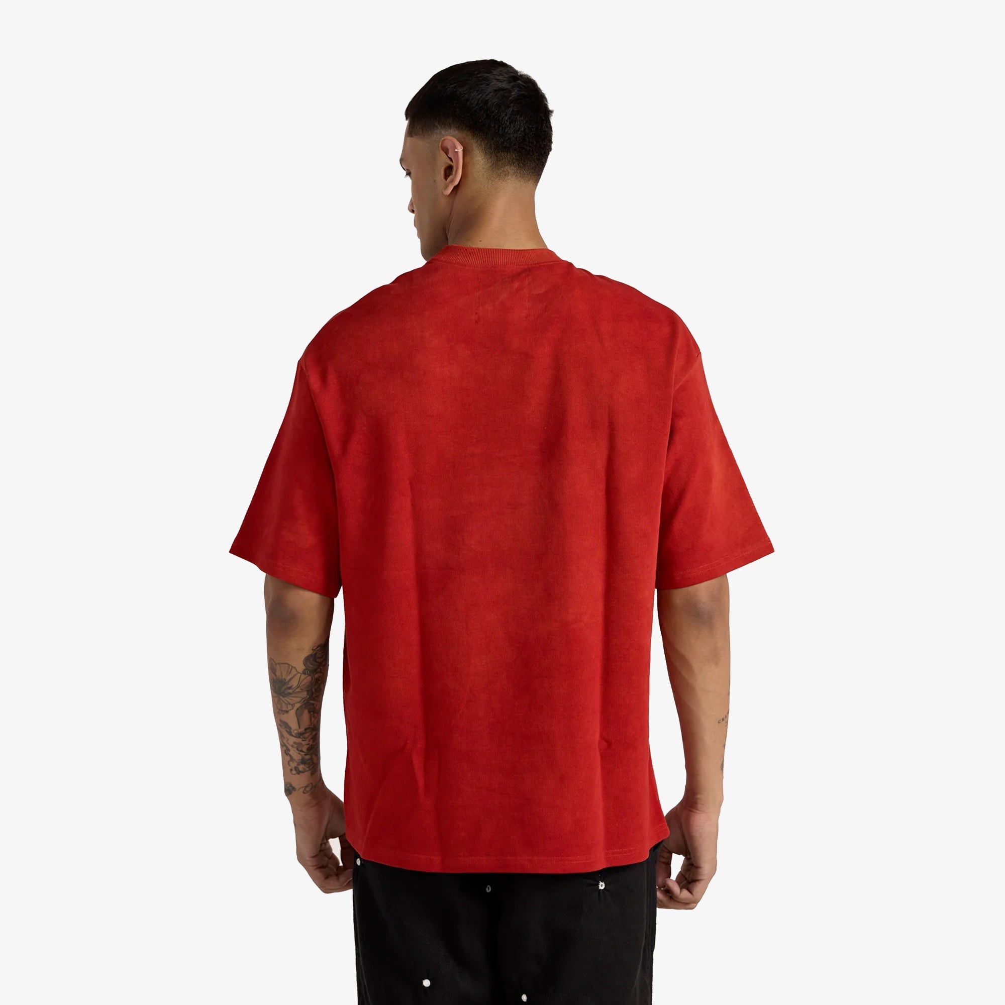 F A R A K | Basics Red Bagru T-shirt { Red - view 3