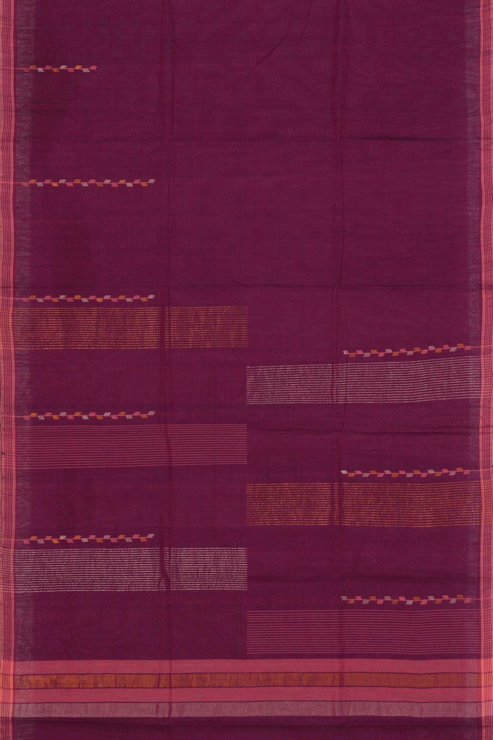Kalanjali Cotton Jamdani Saree – Women's - view 3