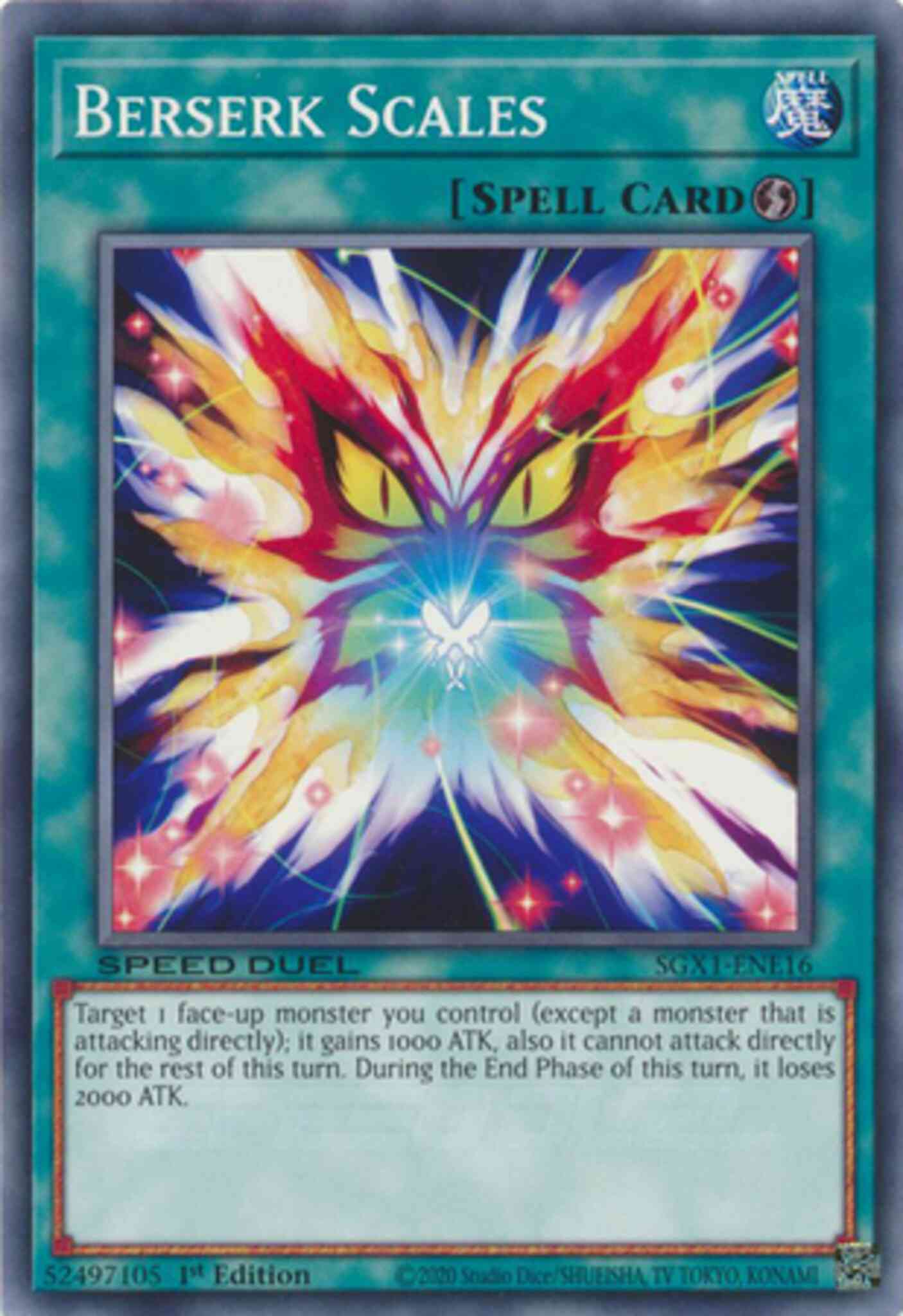 Yu-Gi-Oh! Berserk Scales - SGX1-ENE16 - Common - 1st Edition