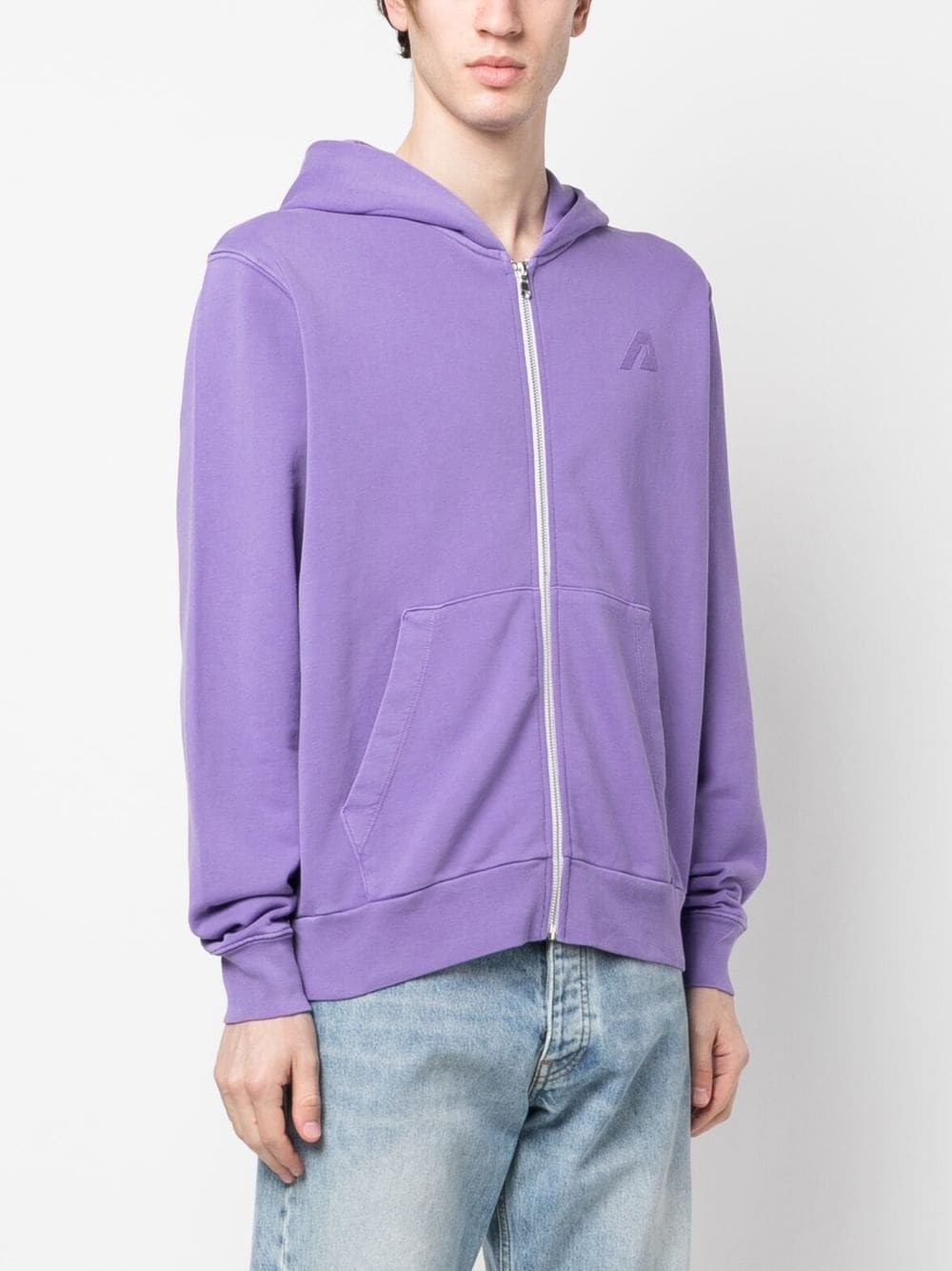 Autry Logo cotton hoodie – Cotton 100% - view 3