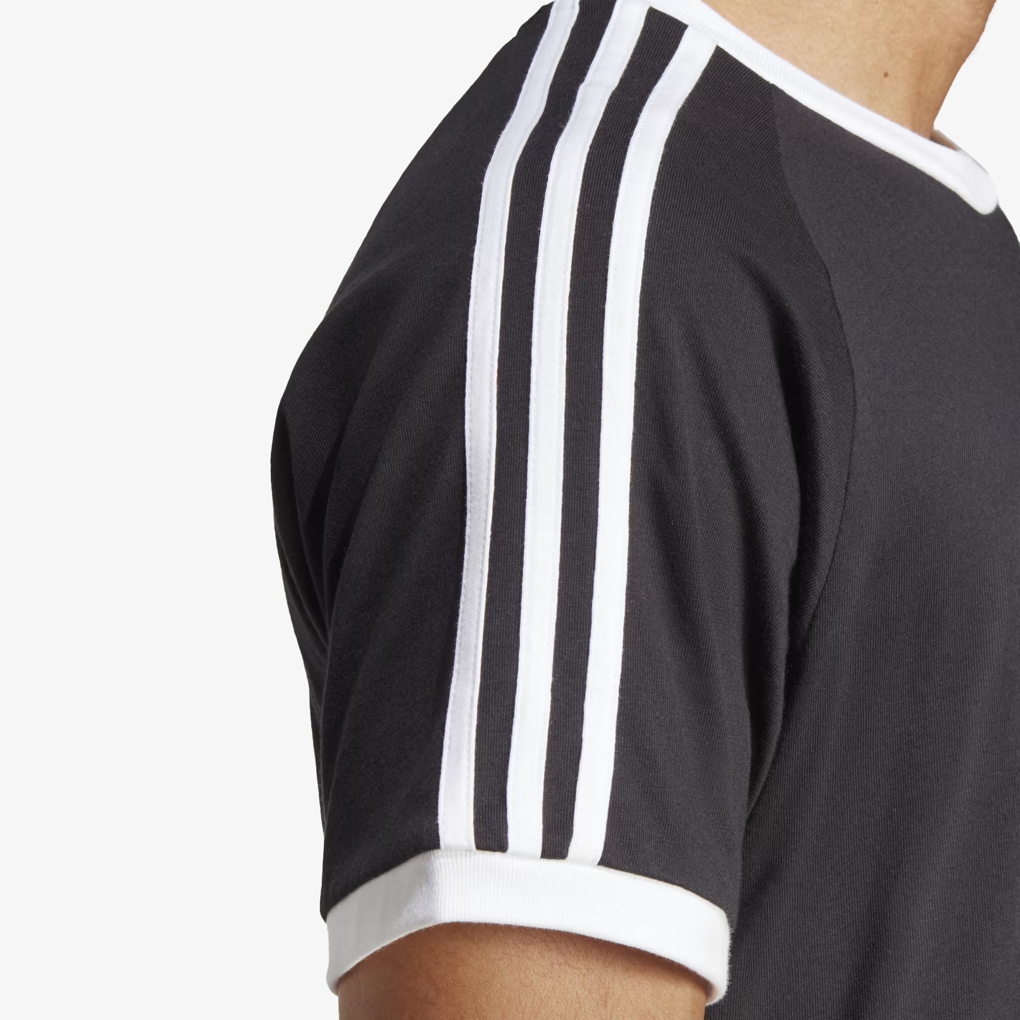 Adidas Originals | Adicolor Classics 3-stripes Tee { Black - view 4