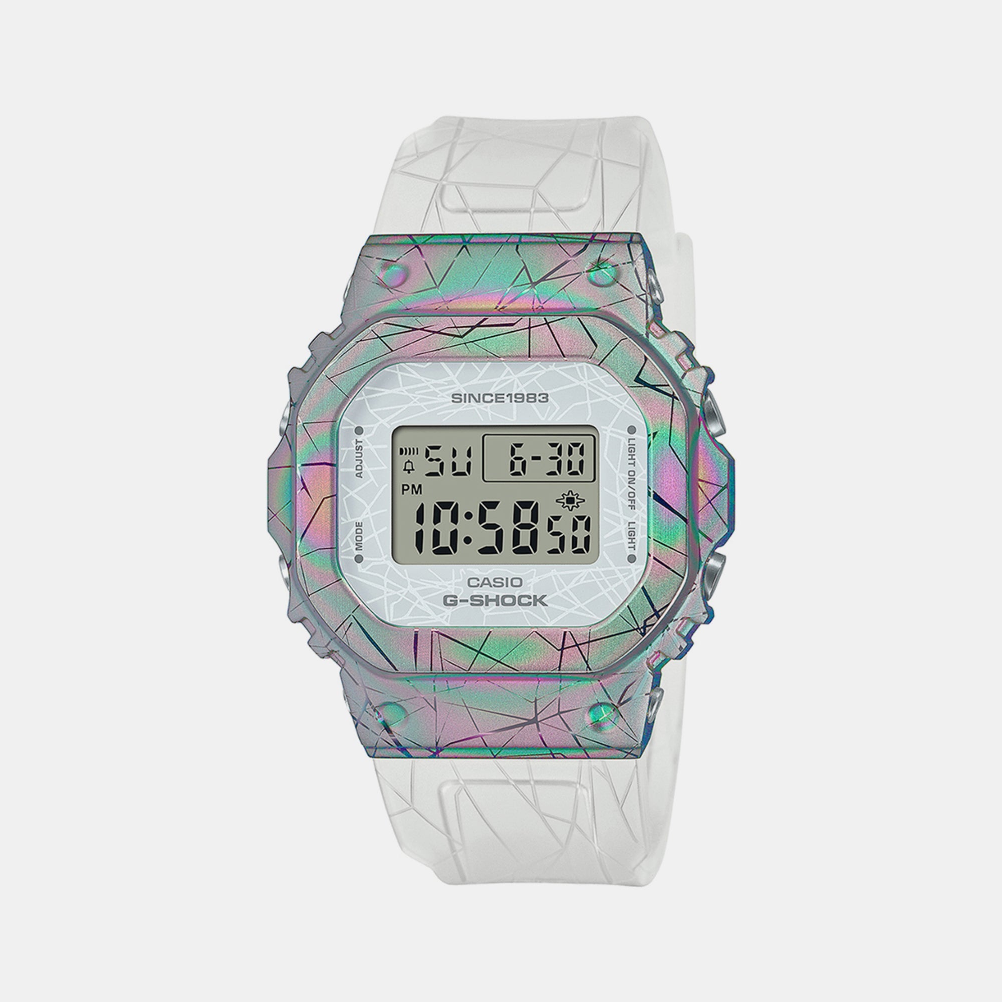 Casio G-Shock Women Processor White Dial Digital Resin Watch G1359