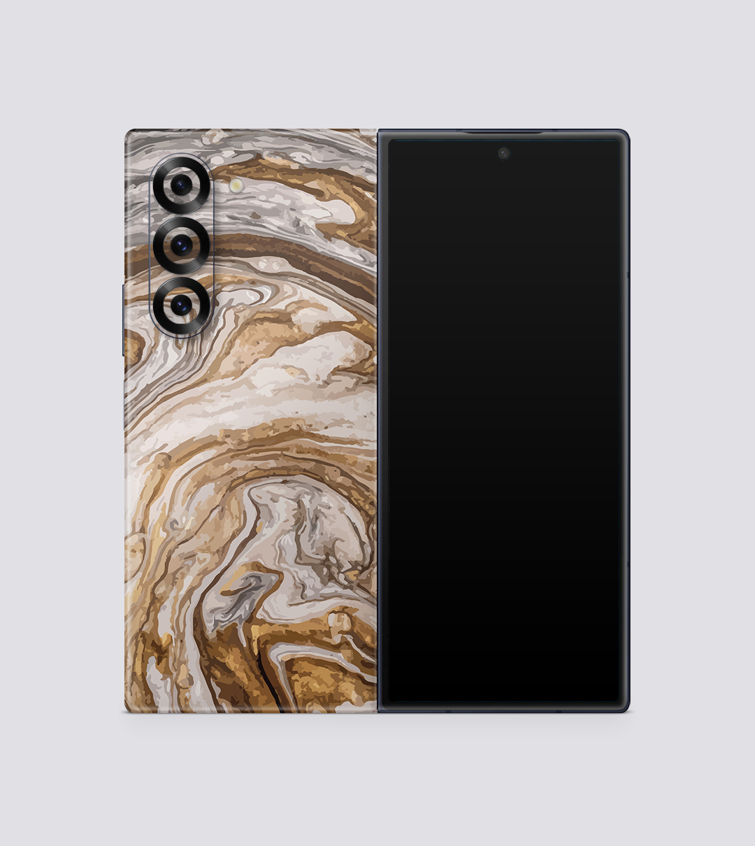 Samsung Galaxy Z Fold 6 Golden Swirl