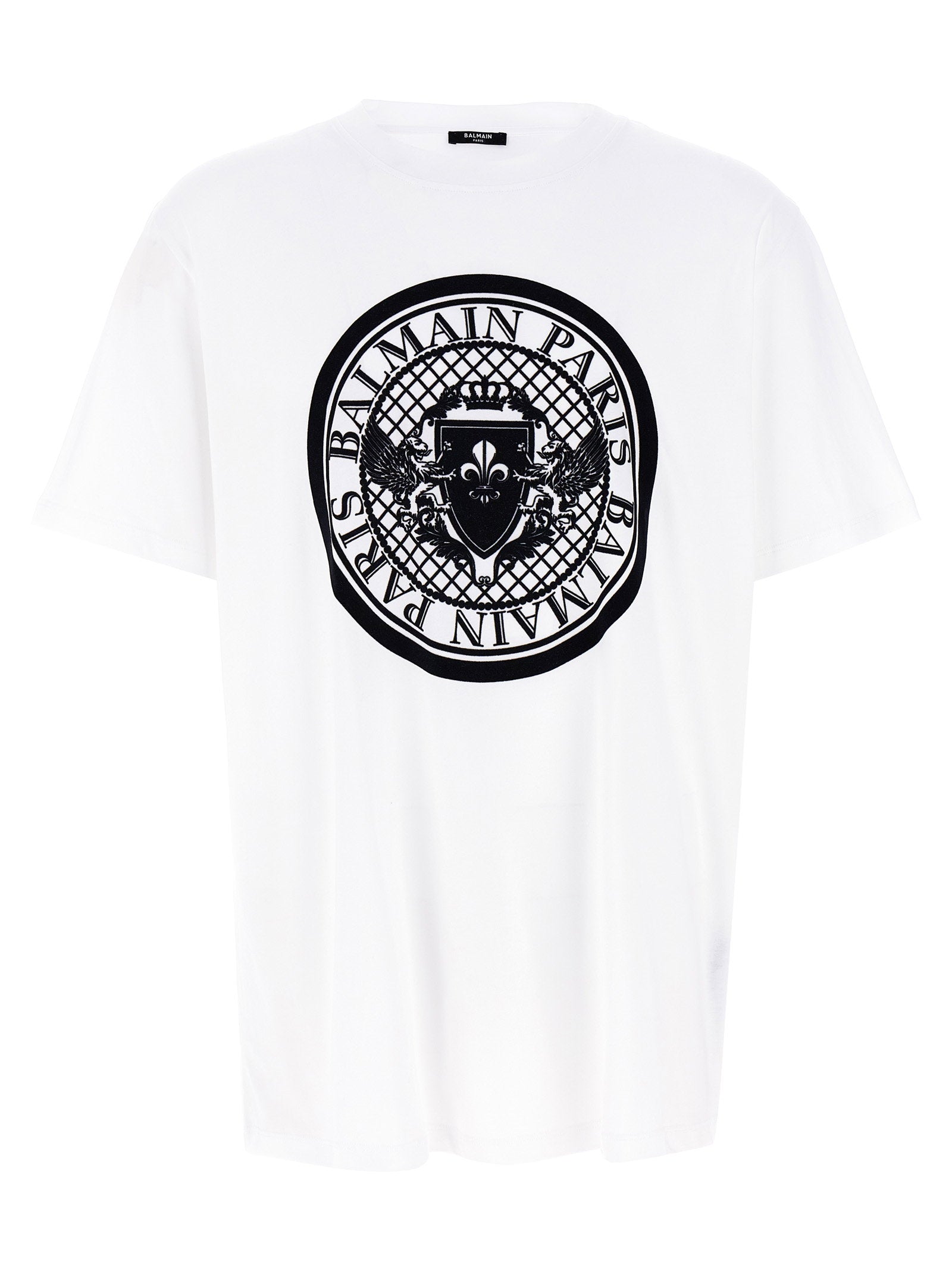 Balmain Velvet Logo T-shirt – 100% organic cotton
