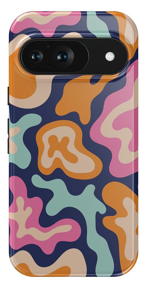 Casetry Midnight Color Splash | Abstract Retro Google Pixel Case - view 16