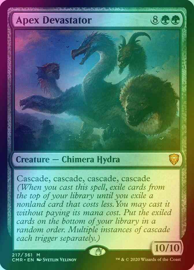 Apex devastator 217 – Magic Apex Devastator [217] [Commander Legends] [Foil]