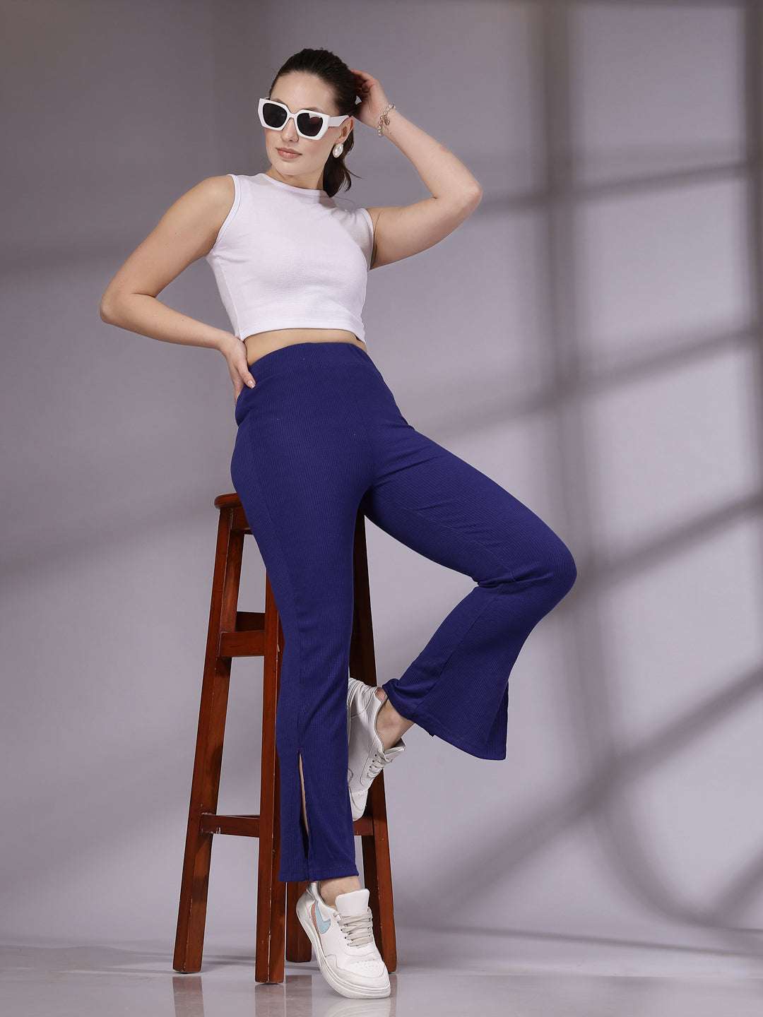 Freehand By The Indian Garage Co Women Solid Trouser