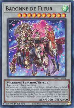 Yu-Gi-Oh! Baronne de Fleur - RA01-EN034 - Ultra Rare - 1st Edition