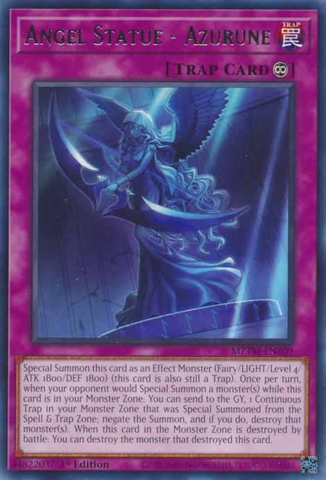 Yu-Gi-Oh! Angel Statue - Azurune - MZTM-EN109 - Rare - 1st Edition