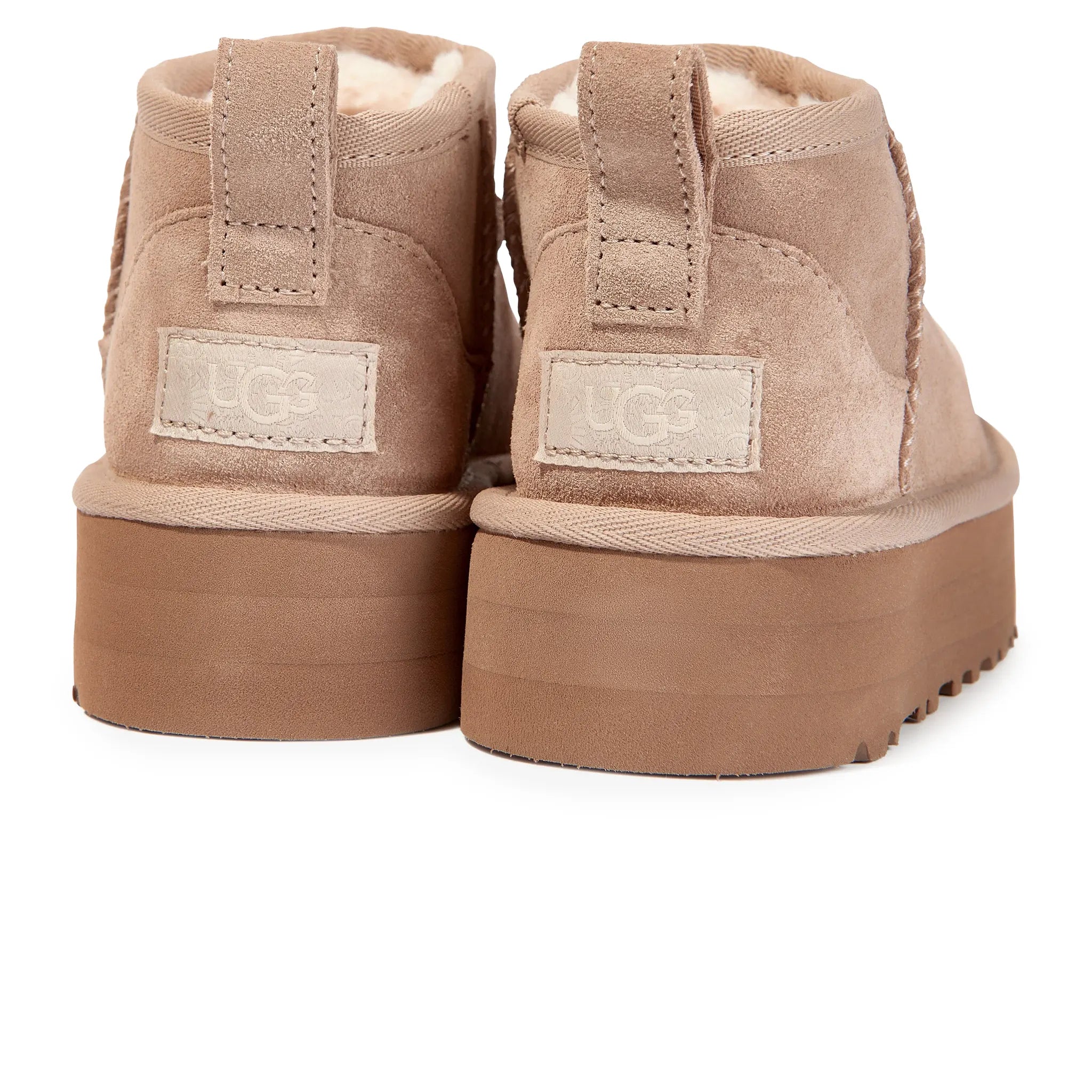 UGG Classic Ultra Mini Platform Girls Beige Boots - view 4
