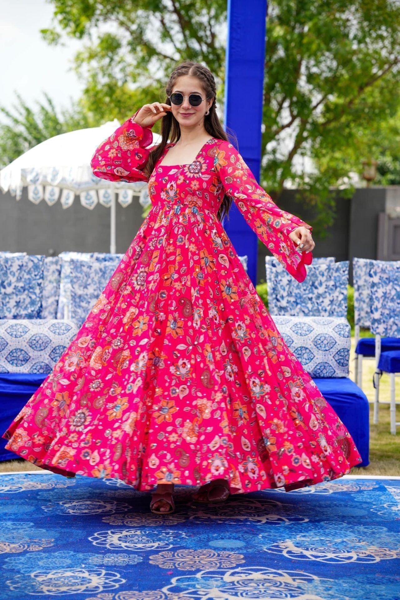 Idaho-o Cassandra georgette dress - view 2