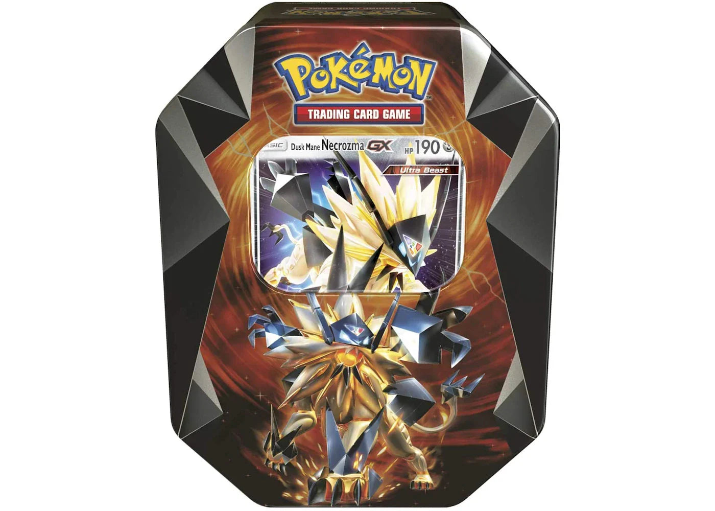 Pokémon 2018 Pokemon TCG Necrozma Prism Tin Dusk Mane Necrozma GX