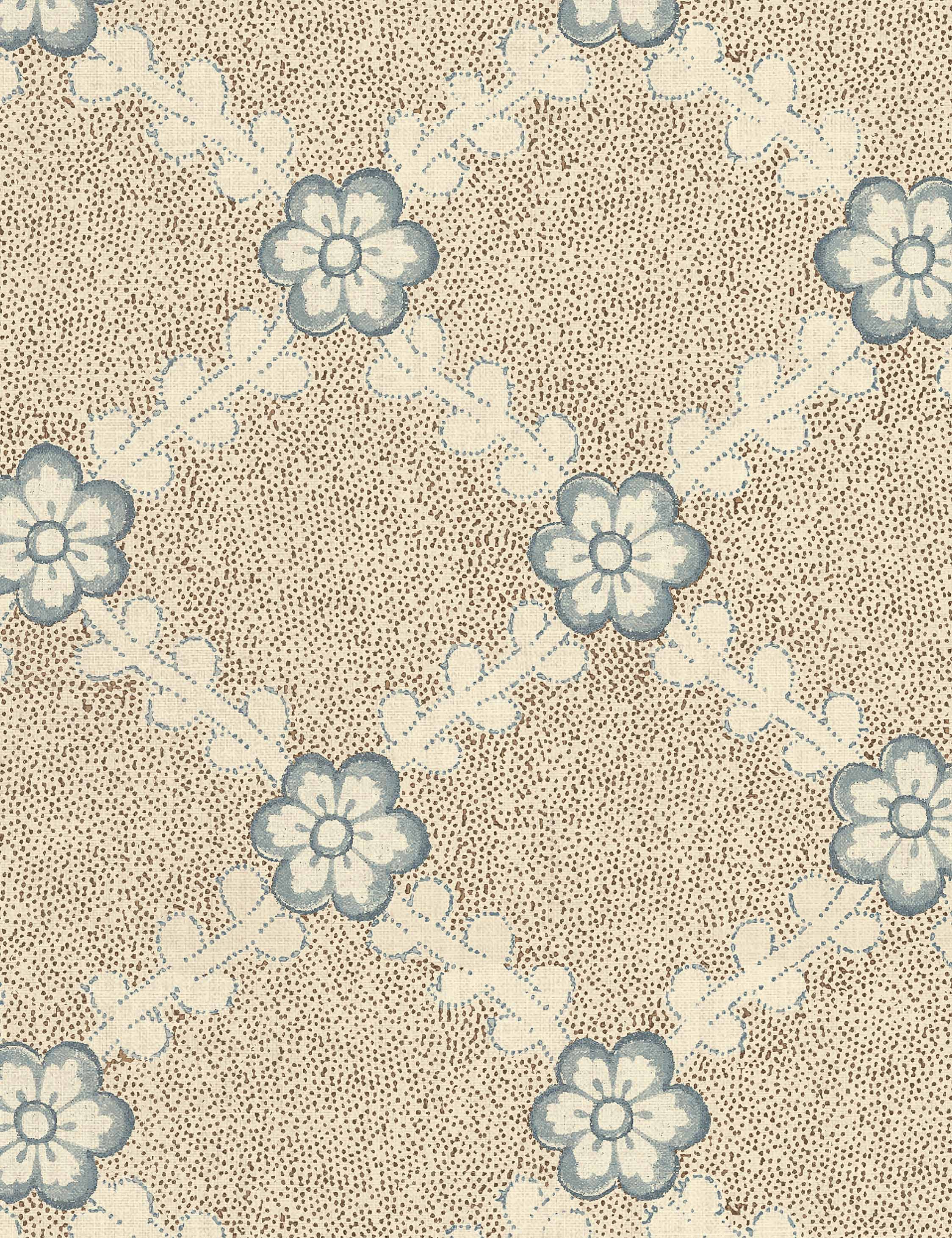 Lulu and Georgia Lucia Tea Stained Linen Fabric by Nathan Turner - view 2