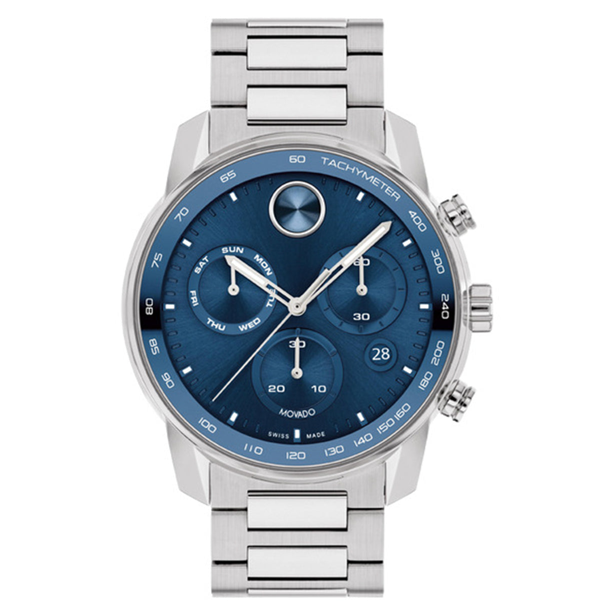 Movado Bold Verso Blue Dial Men 44mm - view 4