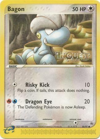 Inquest promo non-holo – Pokémon Bagon - 50/97 - Inquest Promo [Non-Holo]