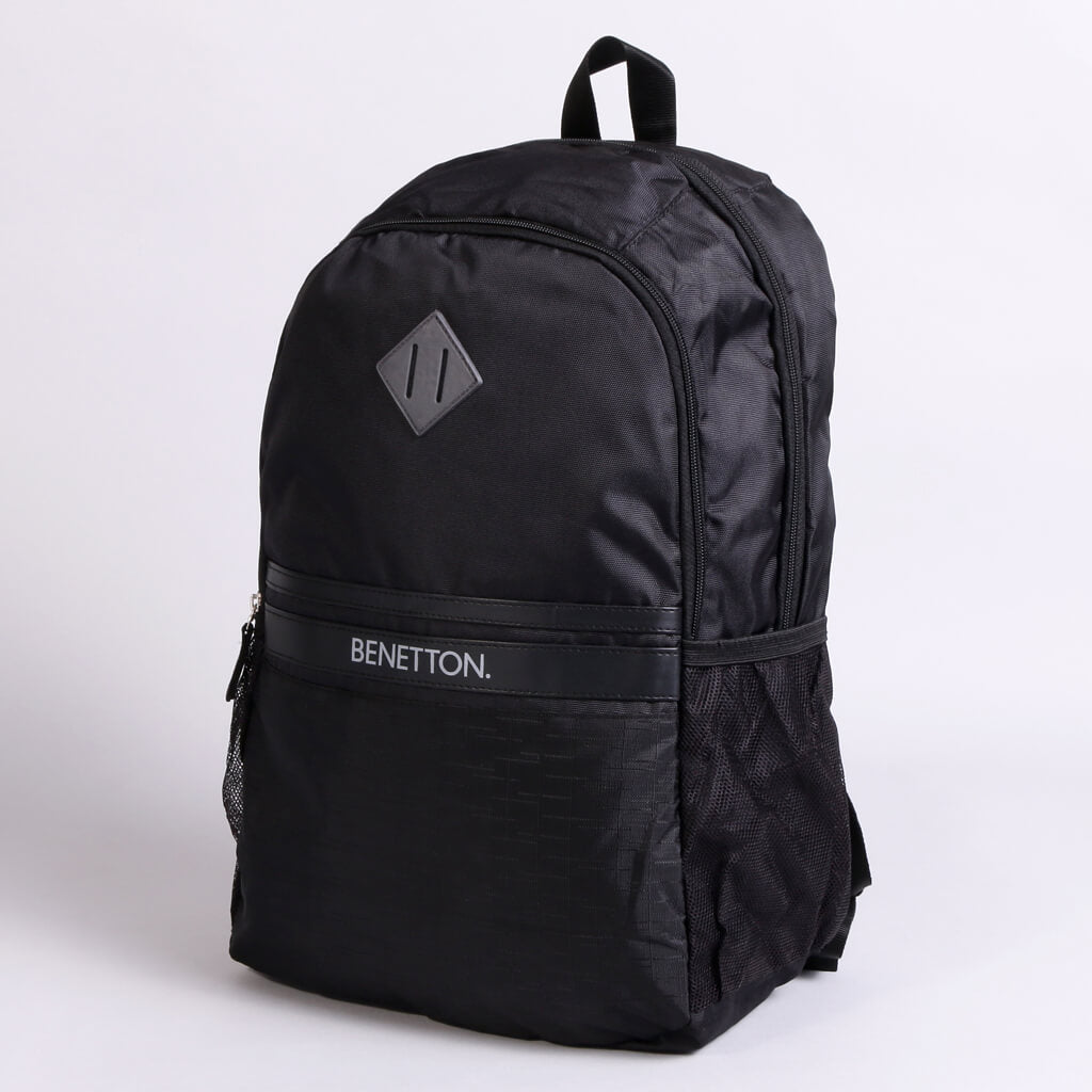 Pinnacle Classic Black Benetton Laptop Backpack - view 4