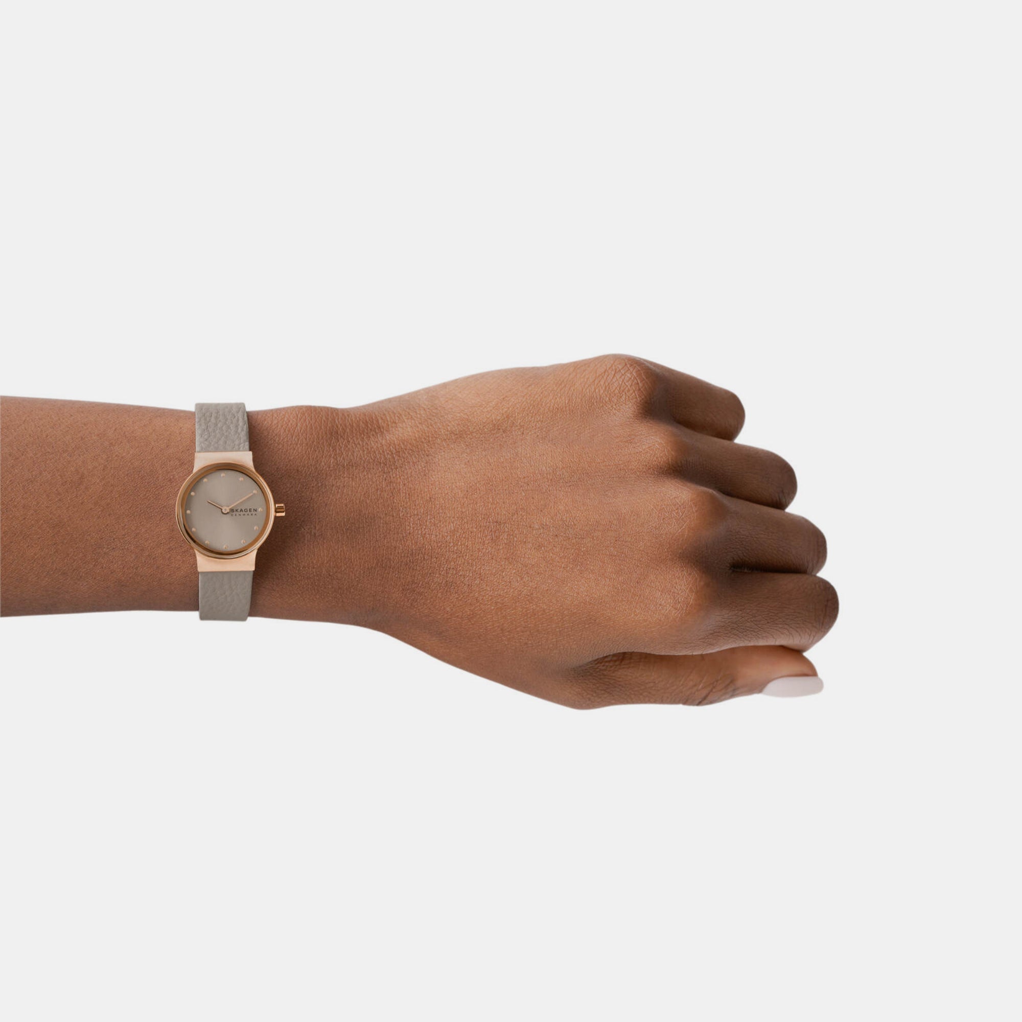 Skagen Freja Lille Women Quartz Grey Dial Analog Leather Watch SKW3005 - view 4