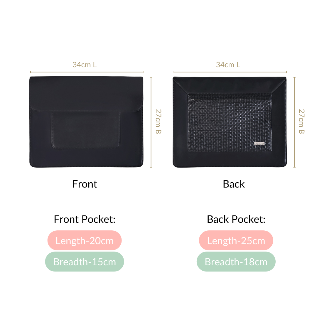 Nestasia Professional Folder With Two Zipper Pockets - view 5