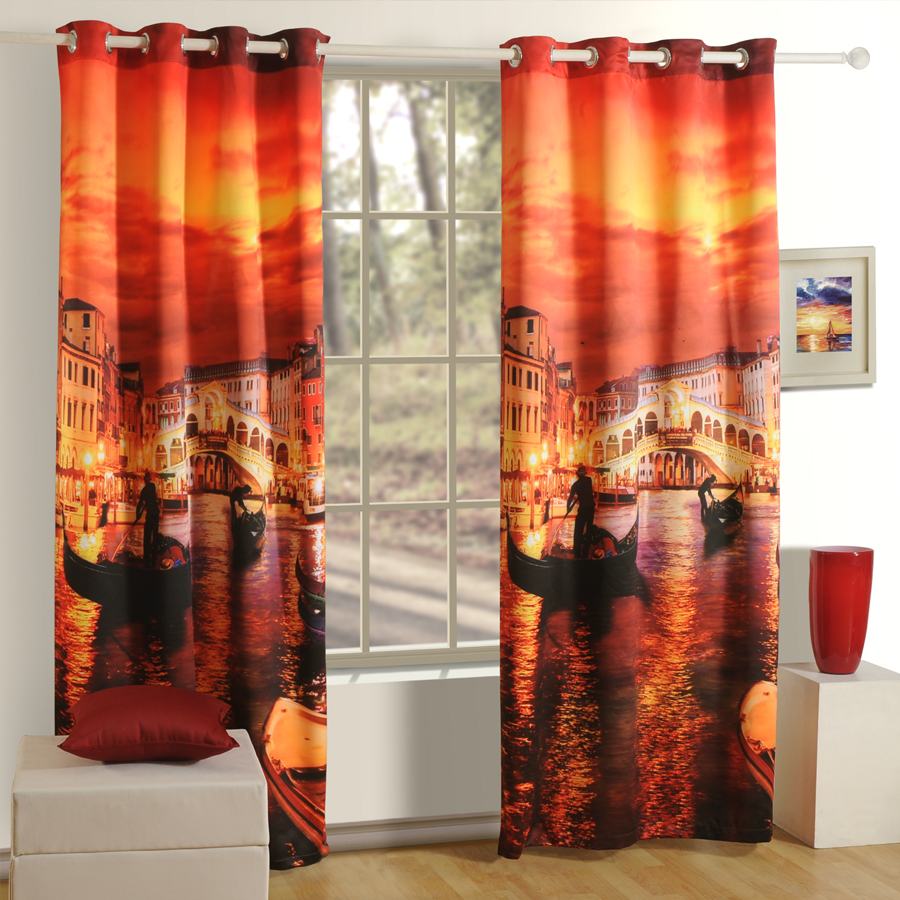 Swayam India Venice Lounge Curtains- 1107 - view 5