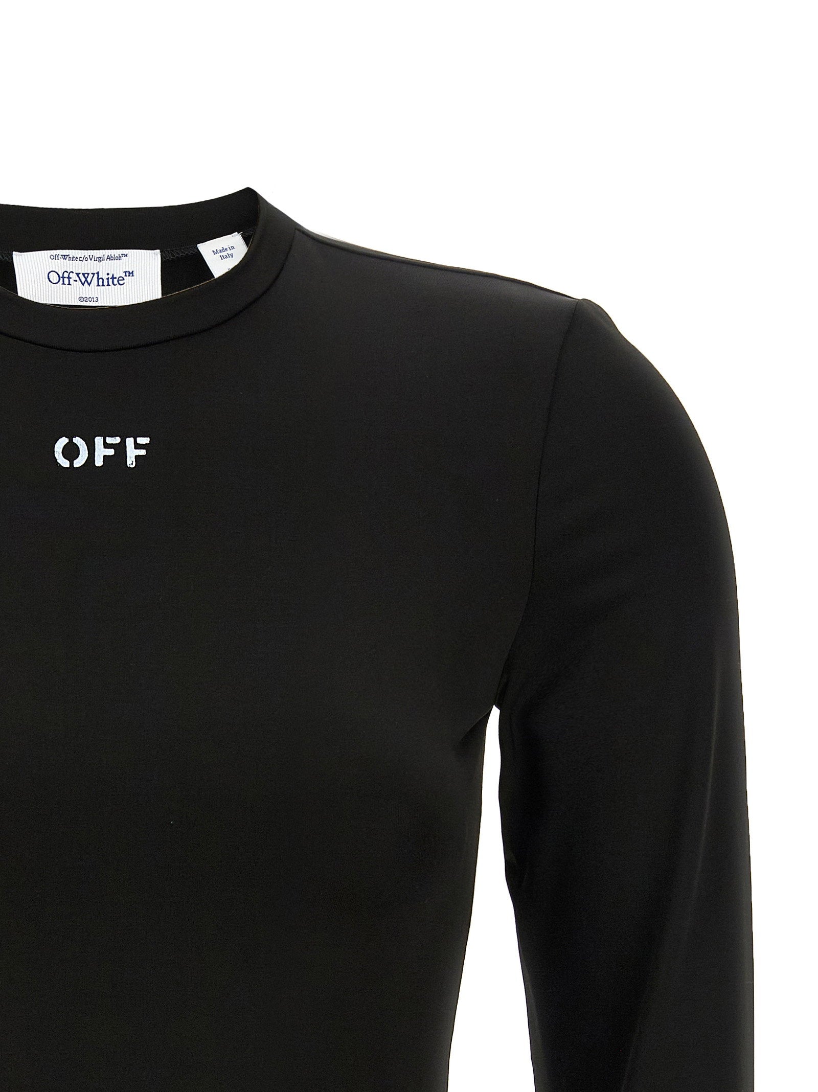Off White Second Skin Sweater – 95% acetate, 5% elastane - view 3