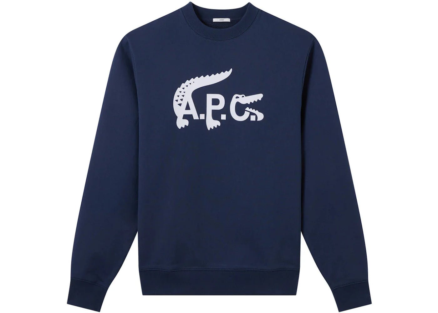 P c x – A.P.C. x Lacoste Sweatshirt Navy Blue