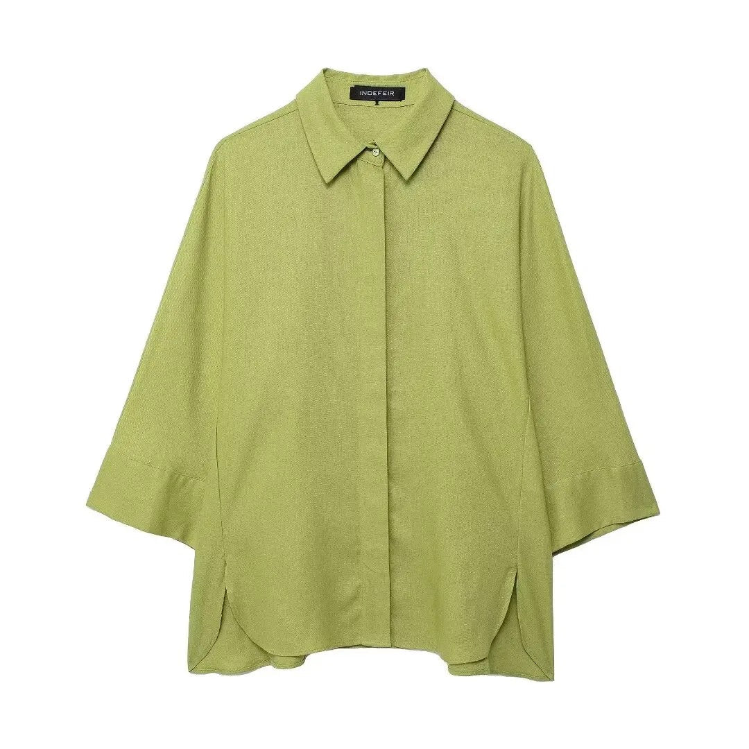 Alamode By Akanksha Bizo Summer 2 Pc Coord Set in Green - view 4