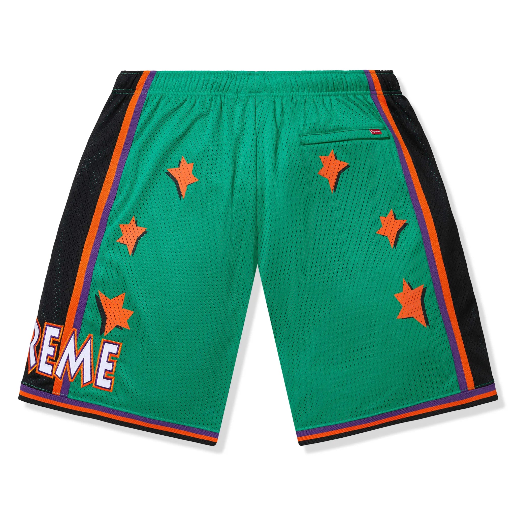 Supreme All Star Basketball Green Shorts (SS25) - view 2