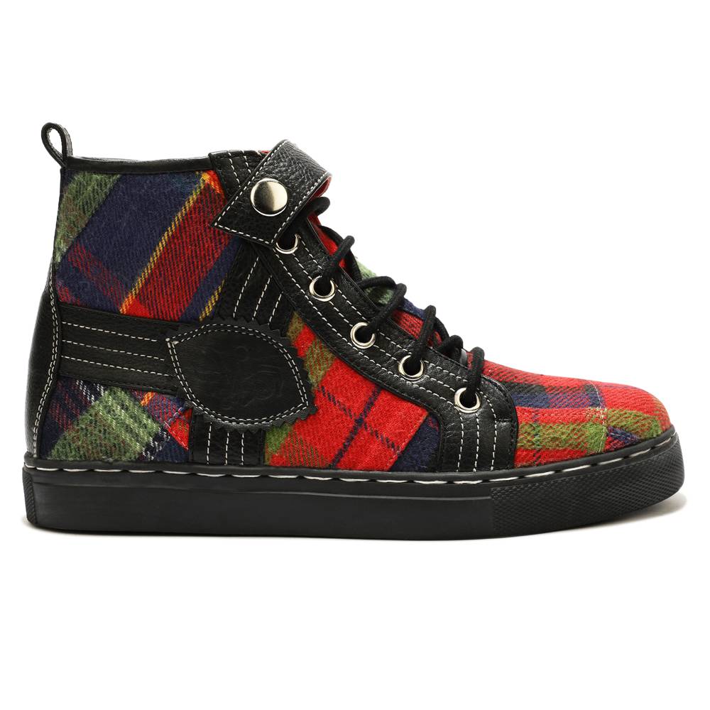 Banjaaran India Red Tartans HighTops_ For Men (discontinued) - view 3