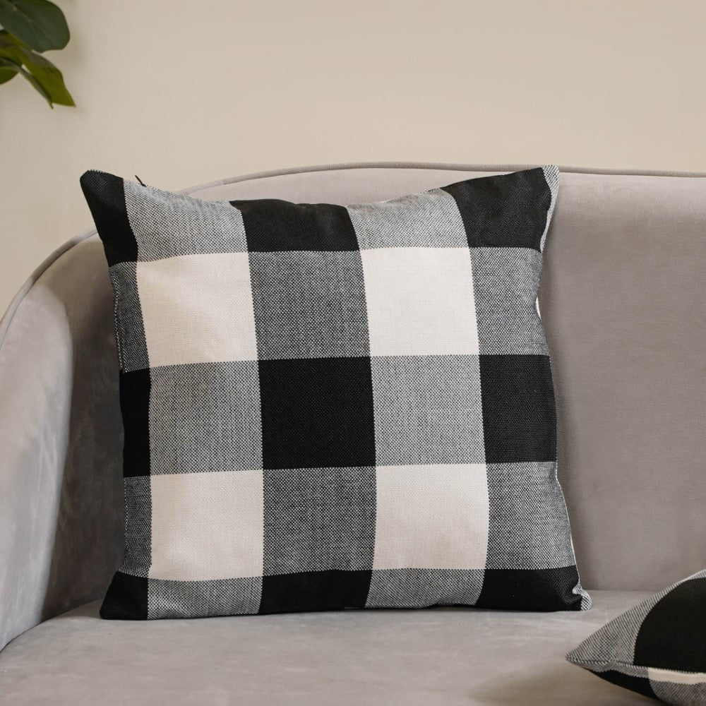 Nestasia Checked Cushion Cover Set of 2 - view 7