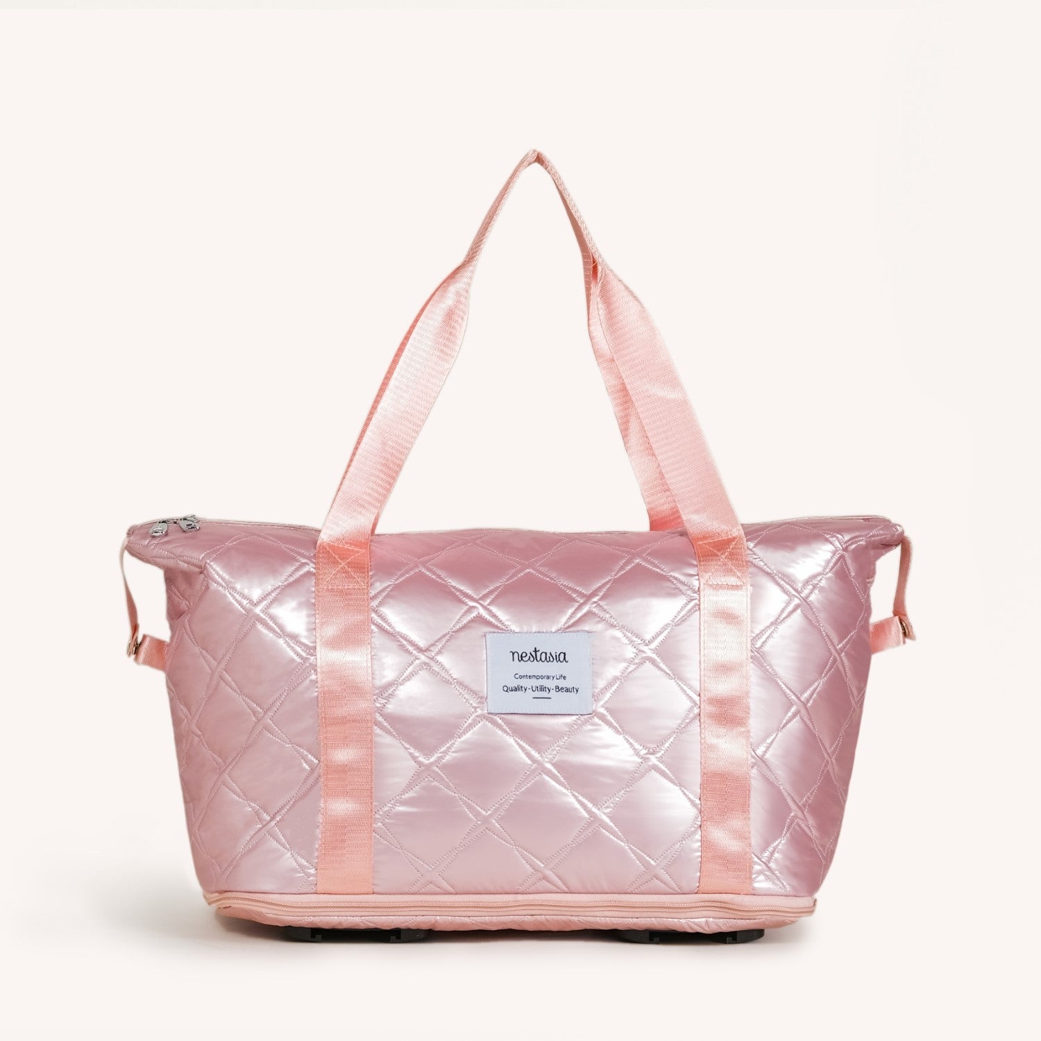 Nestasia Movo Adjustable Travel Bag With Detachable Wheels Pearl Pink - view 2