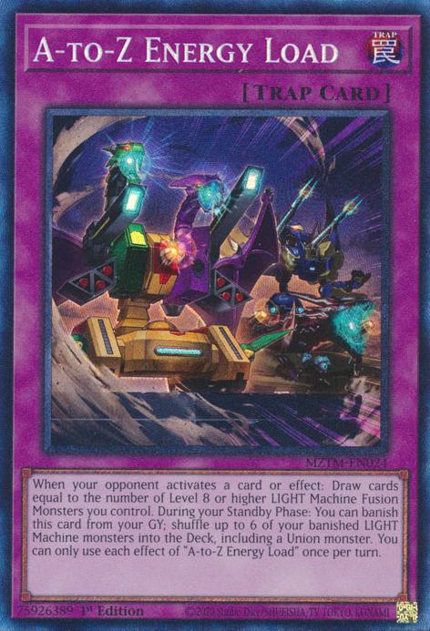 Yu-Gi-Oh! A-to-Z Energy Load - MZTM-EN024 - Collector's Rare - 1st Edition