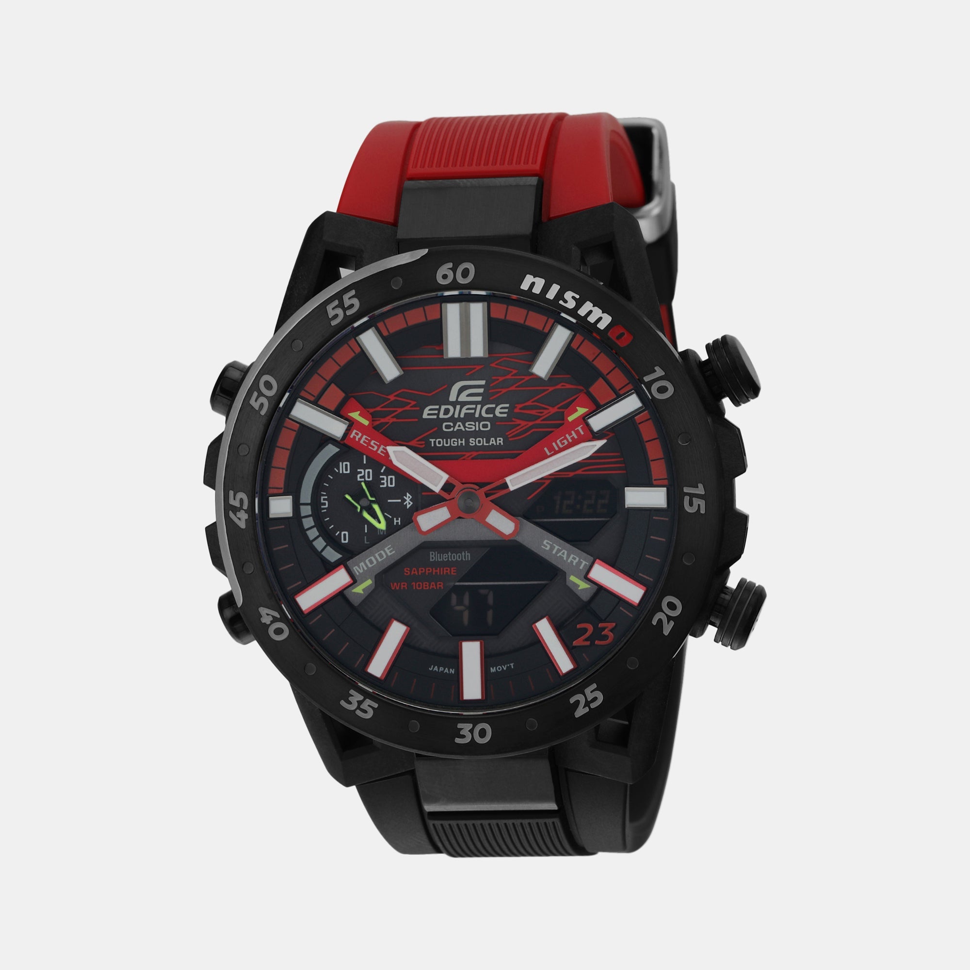 Casio Edifice Men Quartz Black Dial Analog-Digital Resin Watch ED579