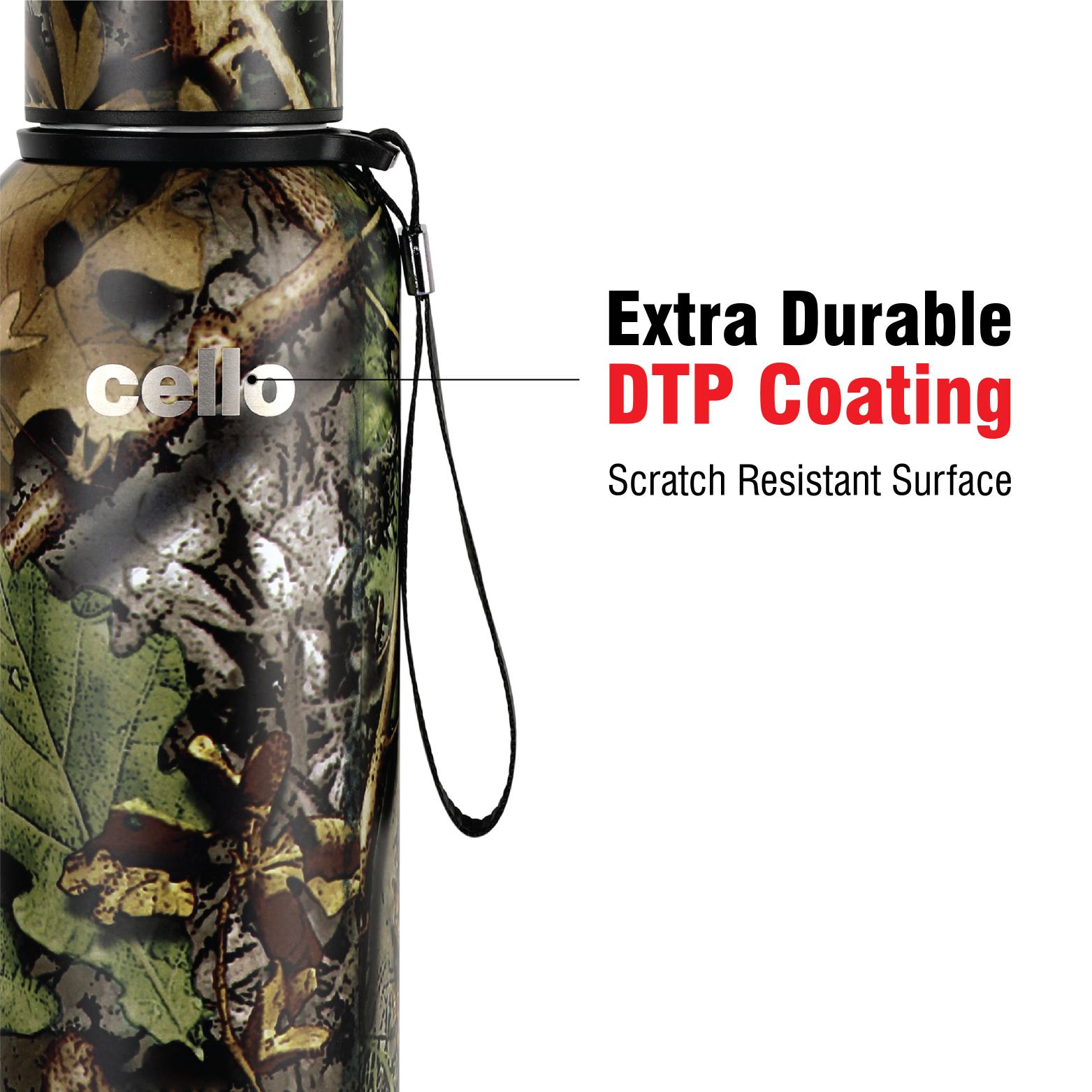 Cello Deezee Mate Flask, Vacusteel Water Bottle - view 15