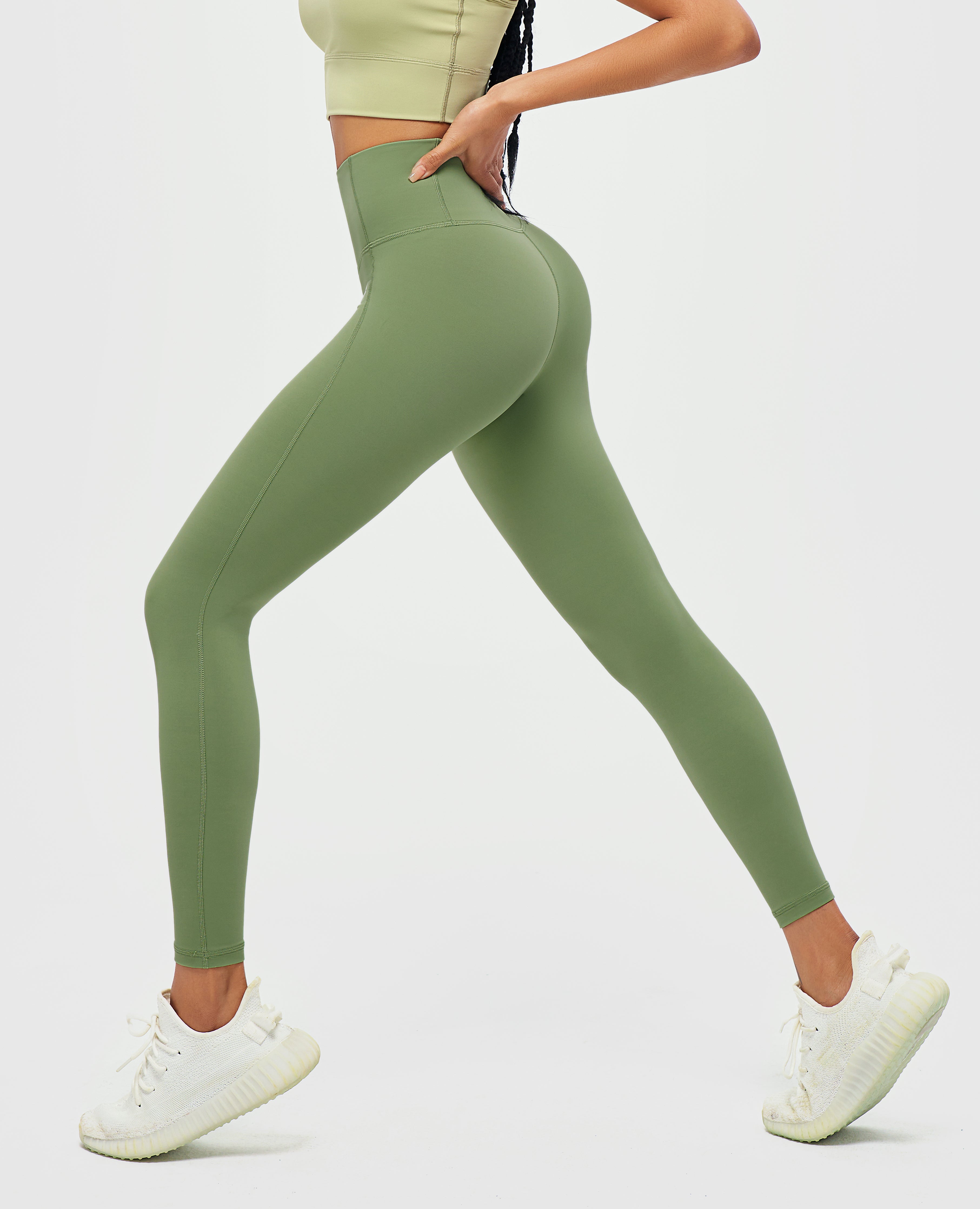 FIRM ABS Power Athletic Leggings - Green - view 6