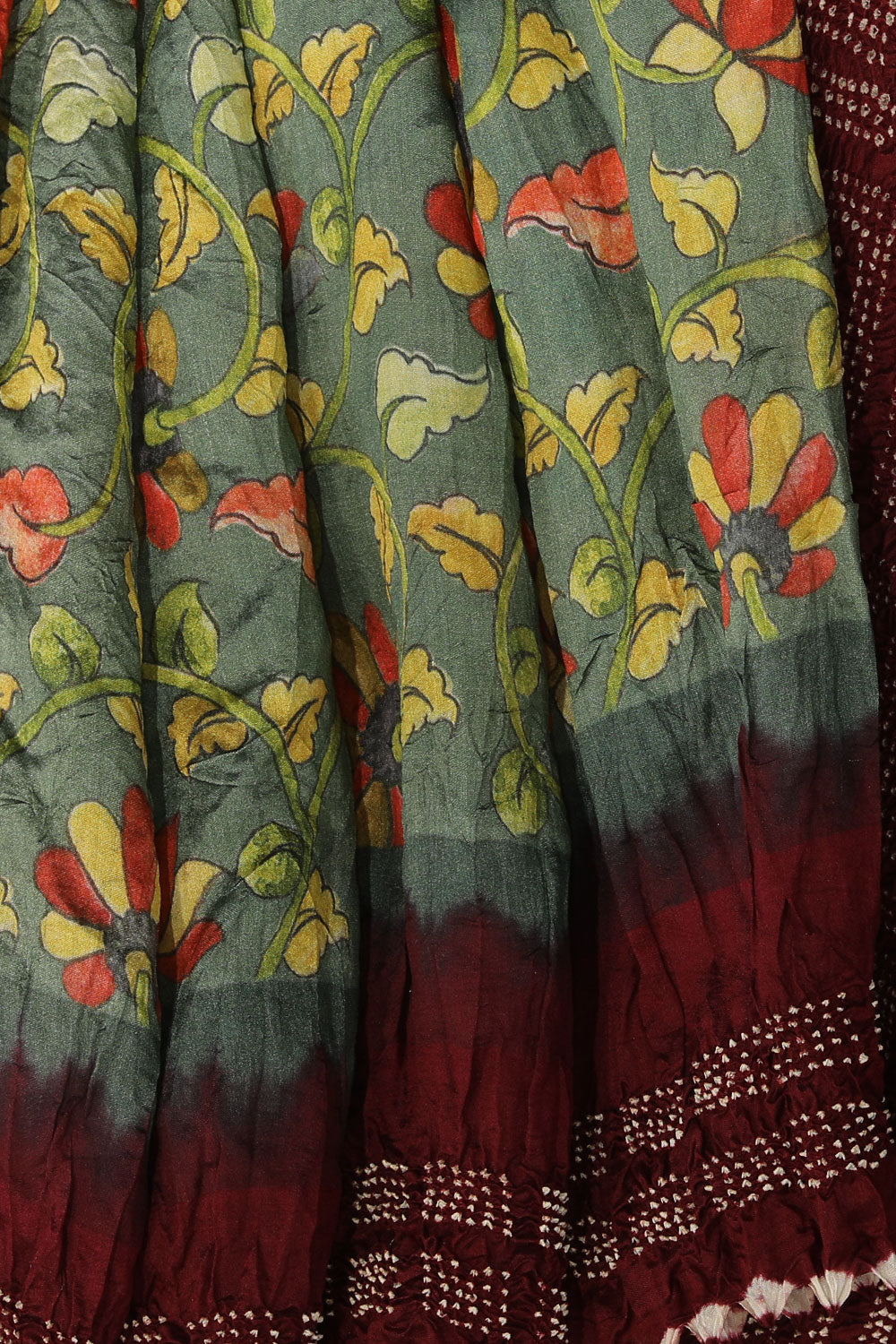 Kalanjali Gorgeous Bandhani Saree – Women's - view 2