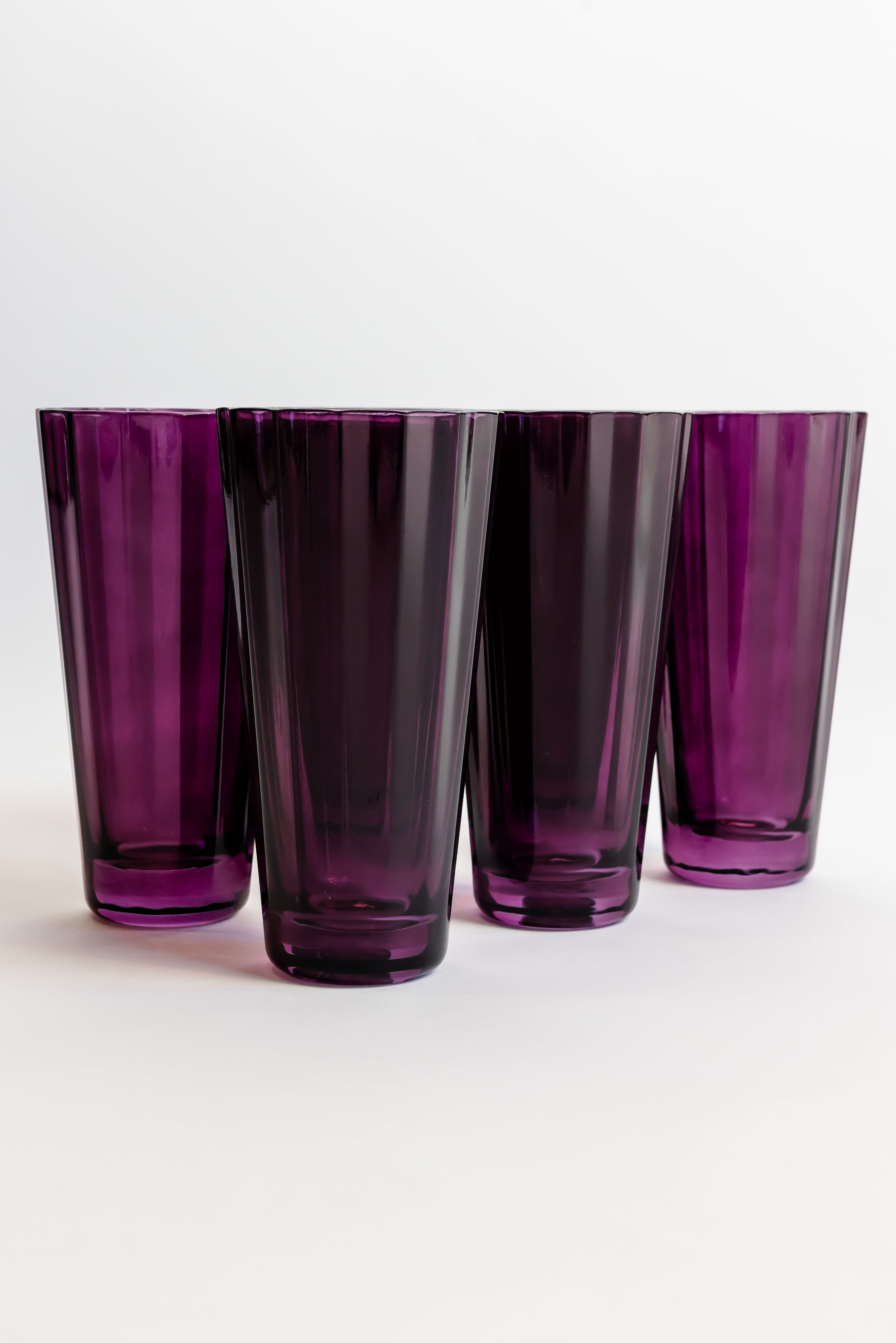 Estelle Colored Glass Estelle Colored Sunday High Balls - Set of 6 {Amethyst}