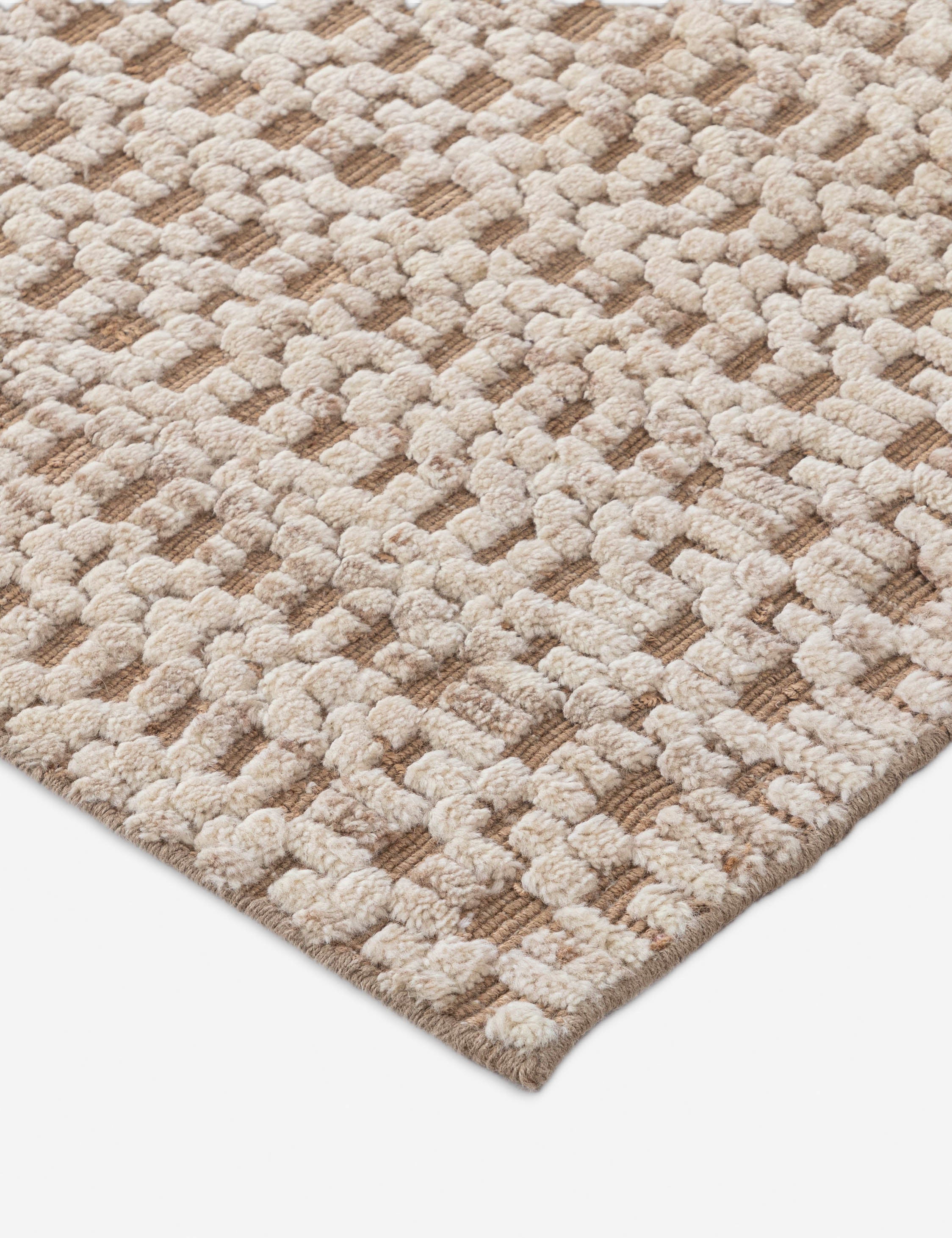 Lulu and Georgia Dasha Hand-Loomed Wool Rug – Neutral - view 2